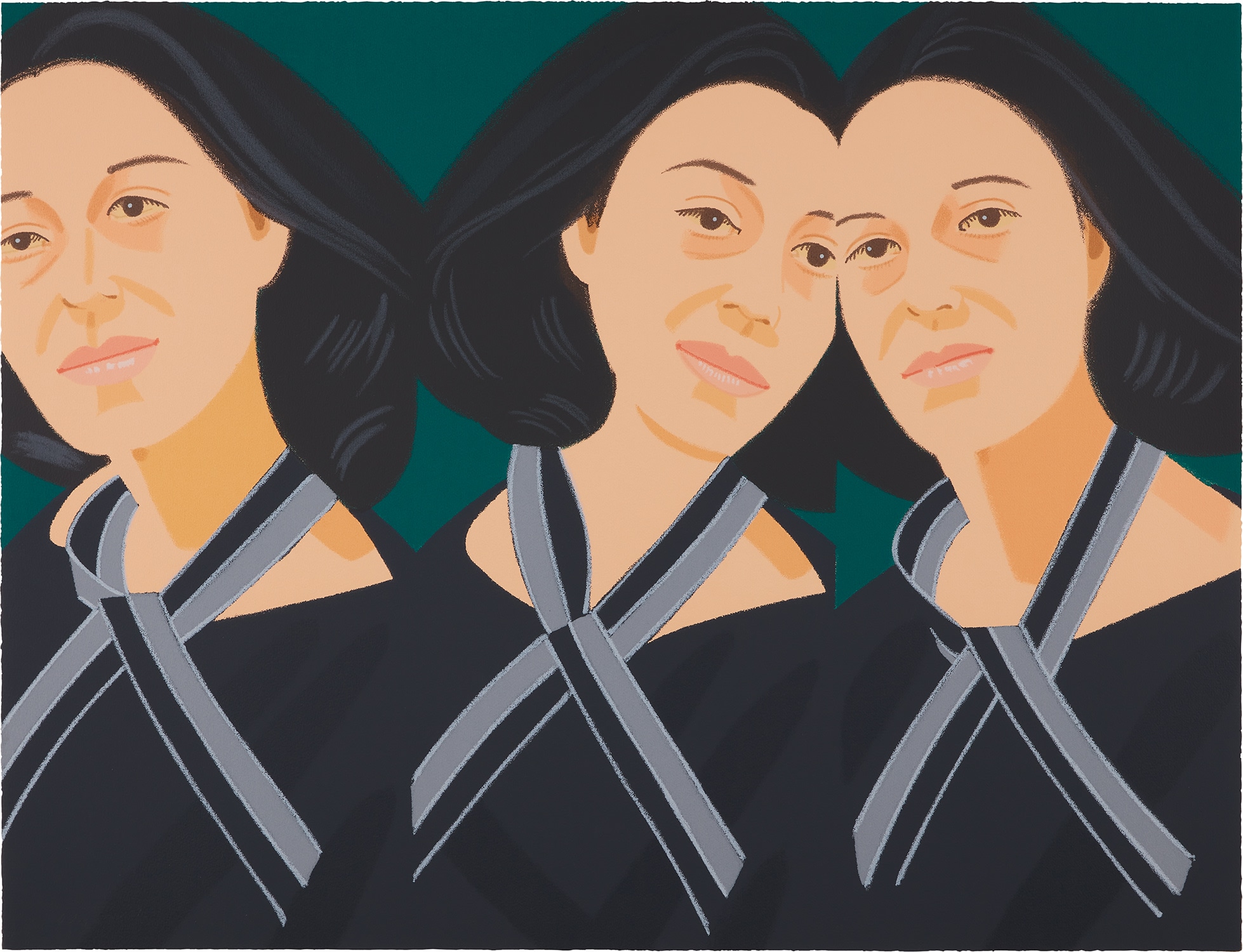 Alex Katz - Grey Ribbon, from Alex and Ada, the 1960's to the 1980's (S. 247)