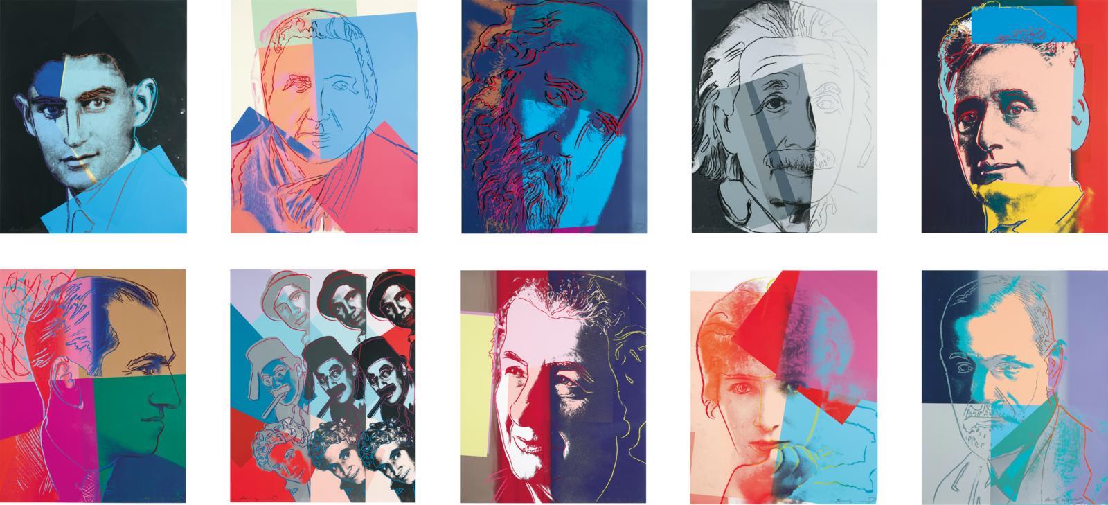 Andy Warhol - Ten Portraits of Jews of the Twentieth Century