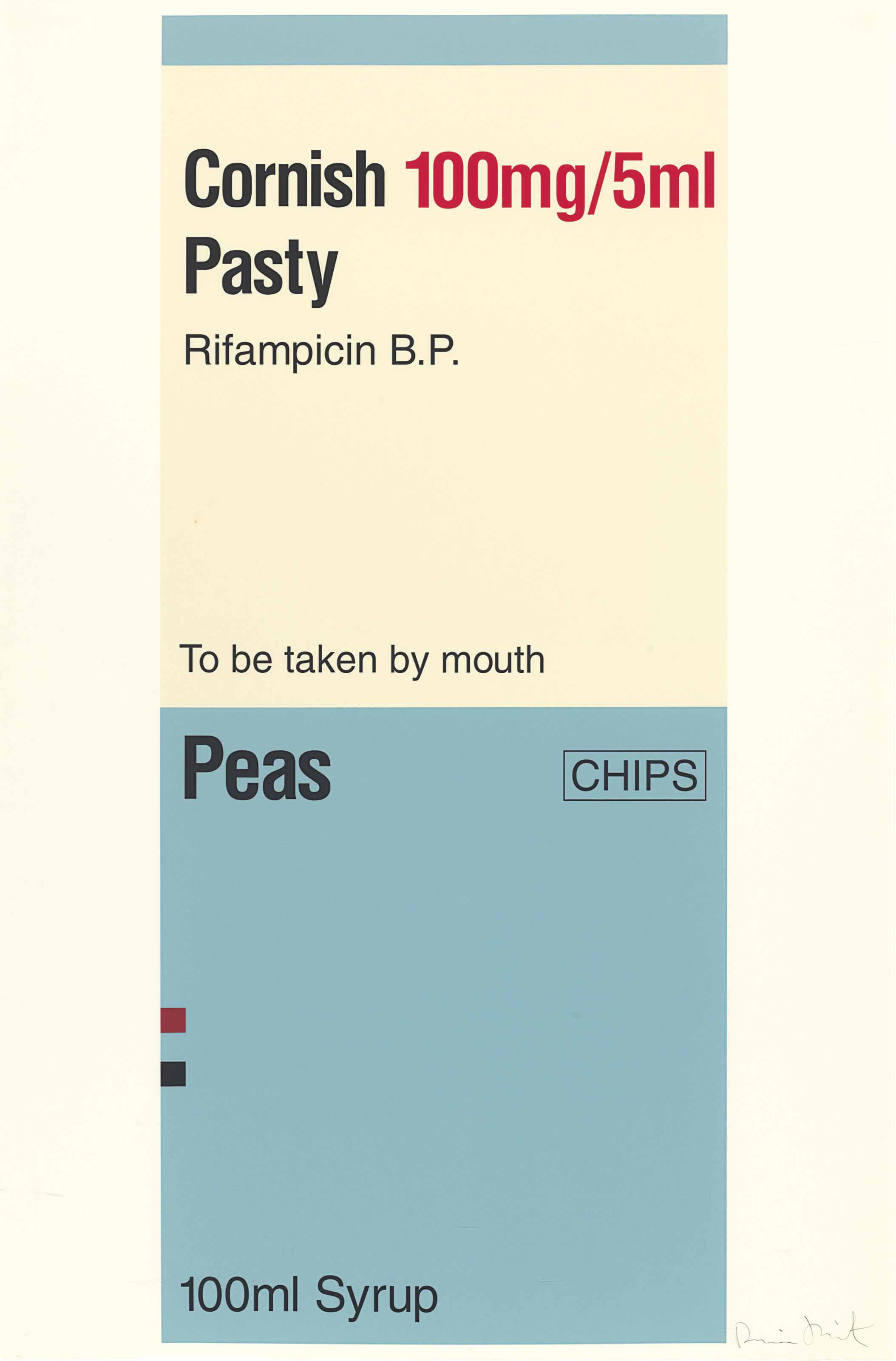 Damien Hirst - Cornish Pasty, from The Last Supper