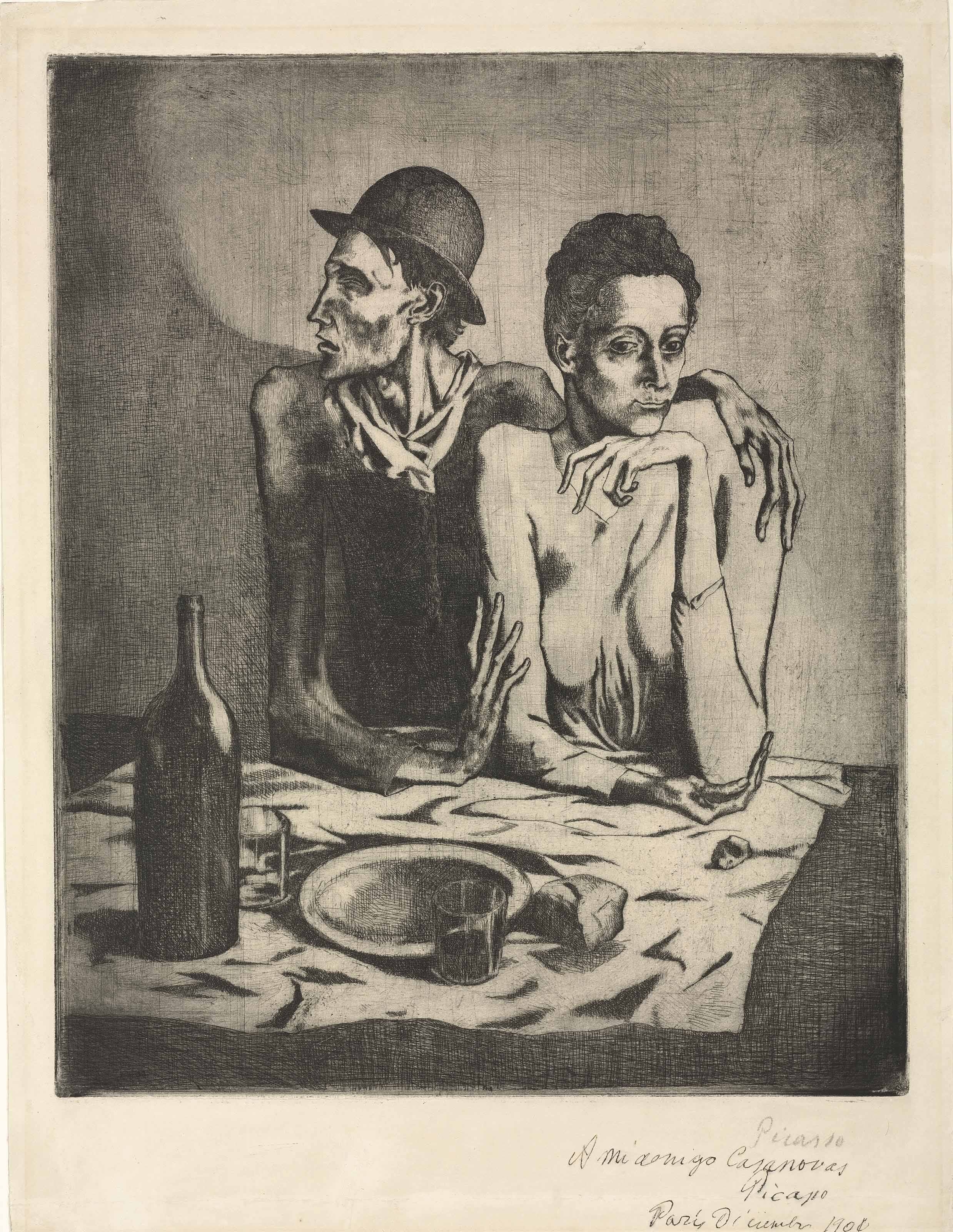 Pablo Picasso - Le repas frugal