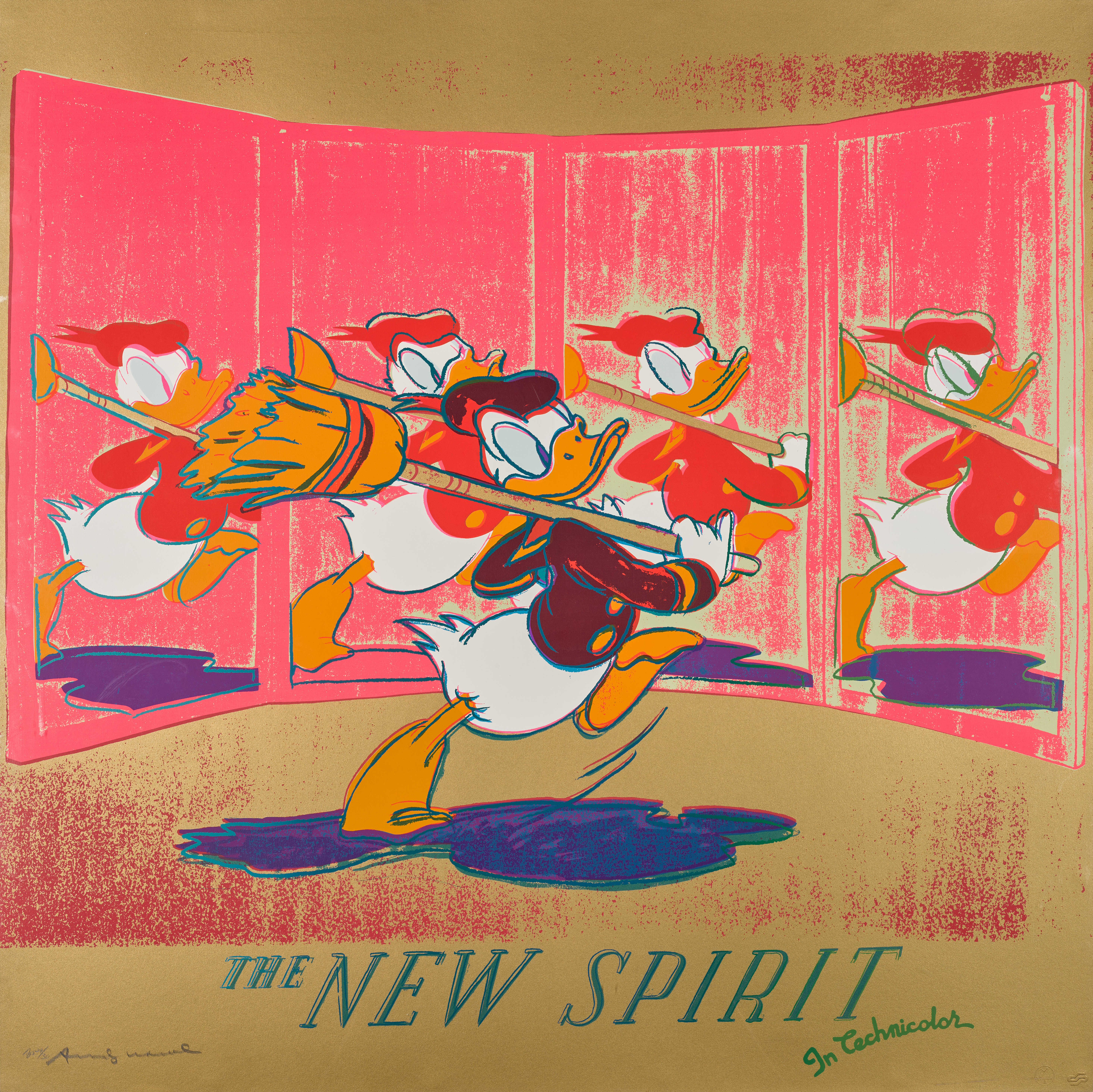 Andy Warhol - The New Spirit (Donald Duck), from Ads