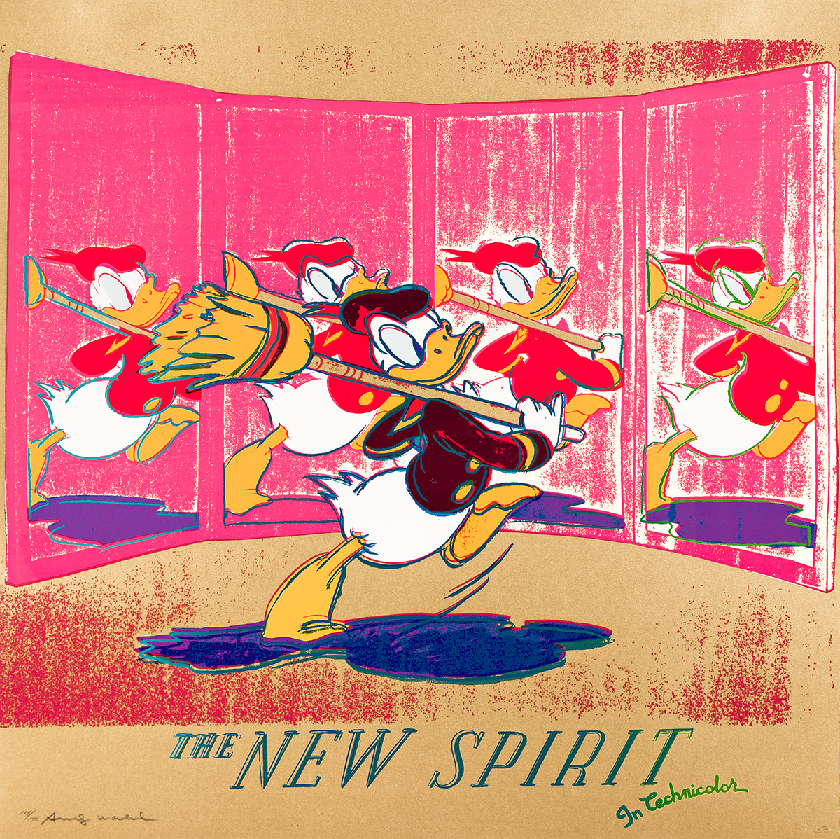 Andy Warhol - The New Spirit (Donald Duck).
