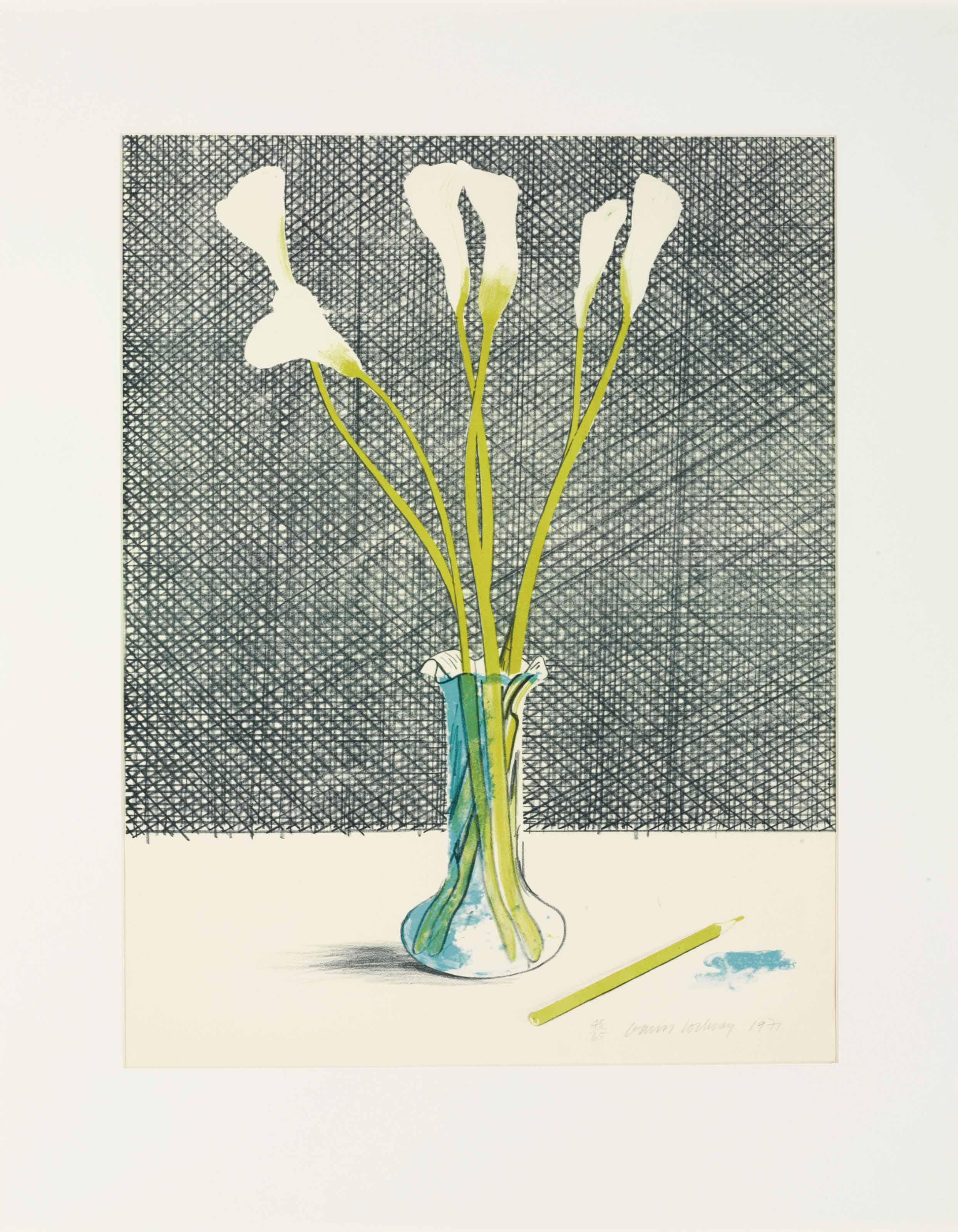 David Hockney - Lilies
