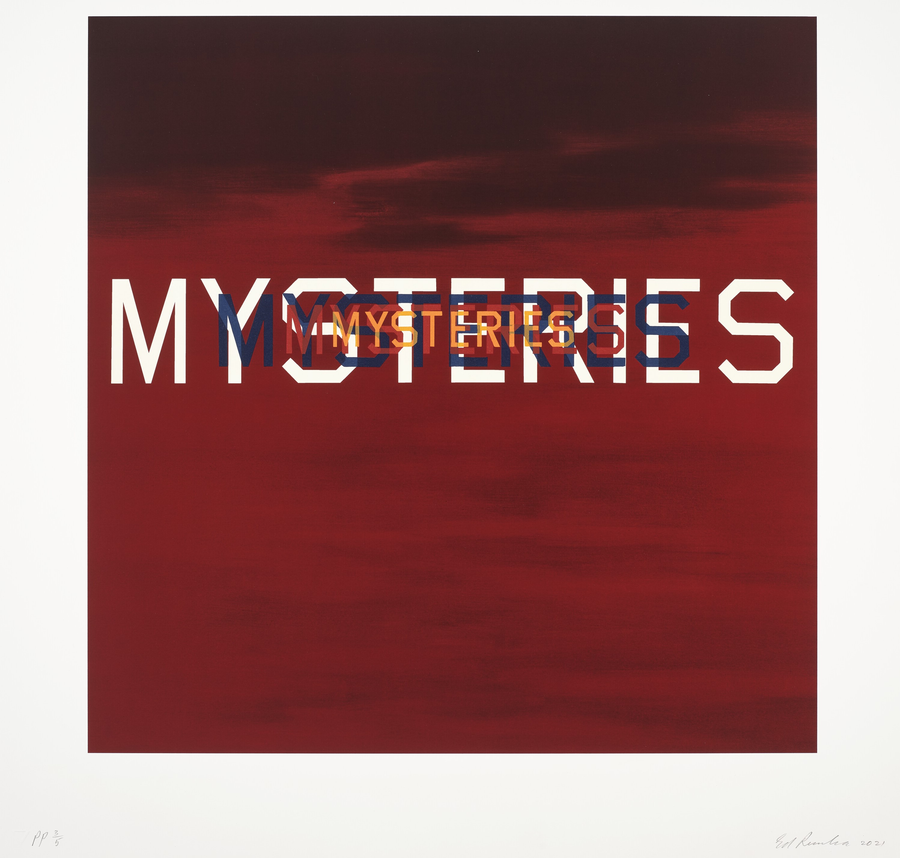 Ed Ruscha - Mysteries