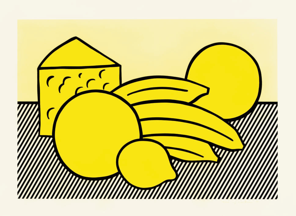 Roy Lichtenstein - Yellow Still Life, from Six Still Lifes