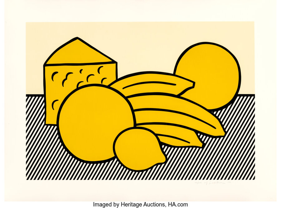Roy Lichtenstein - Yellow Still Life, from the Six Still Lifes portfolio