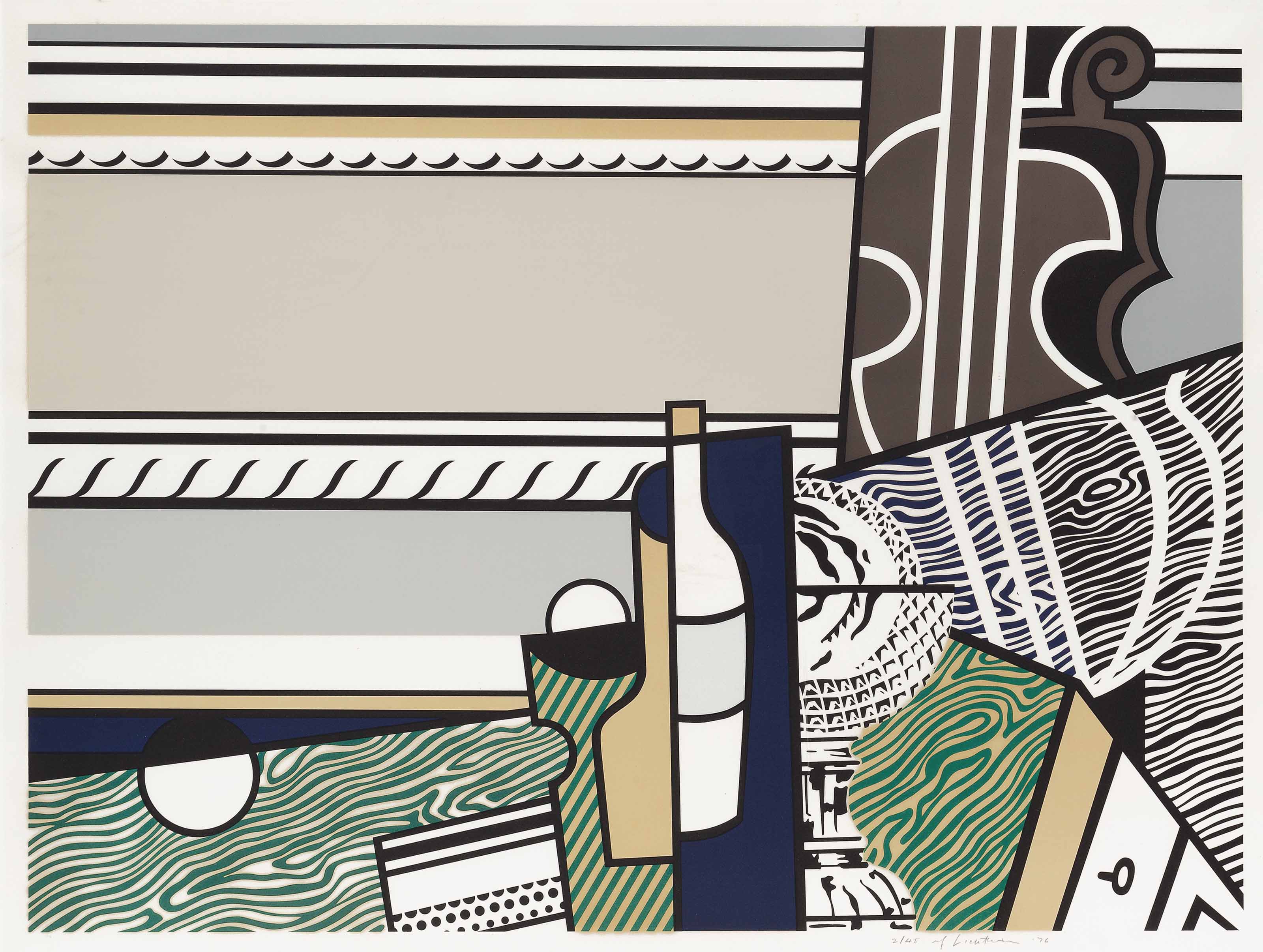 Roy Lichtenstein - Still Life with Crystal Bowl