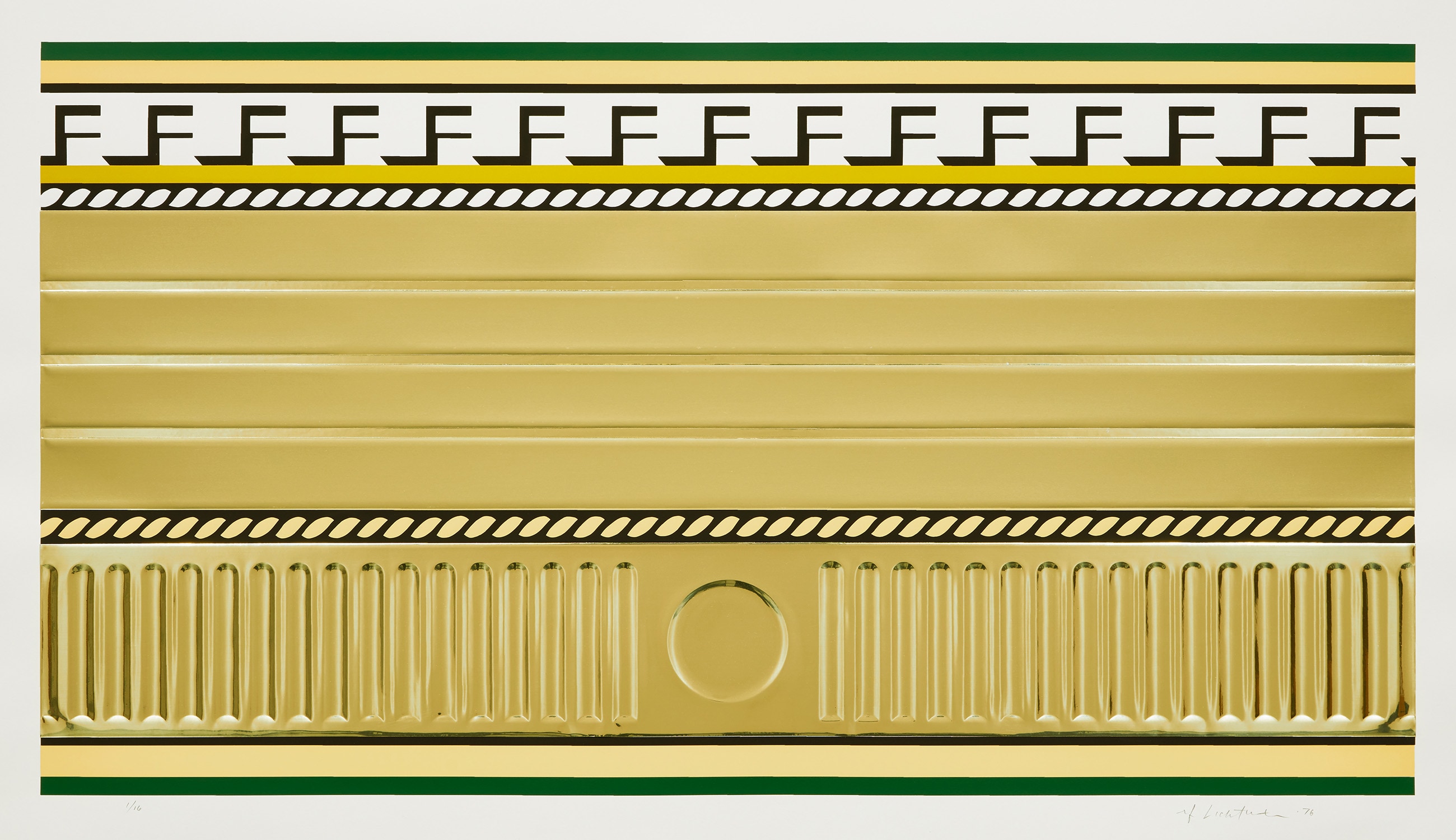 Roy Lichtenstein - Entablature III from Entablature