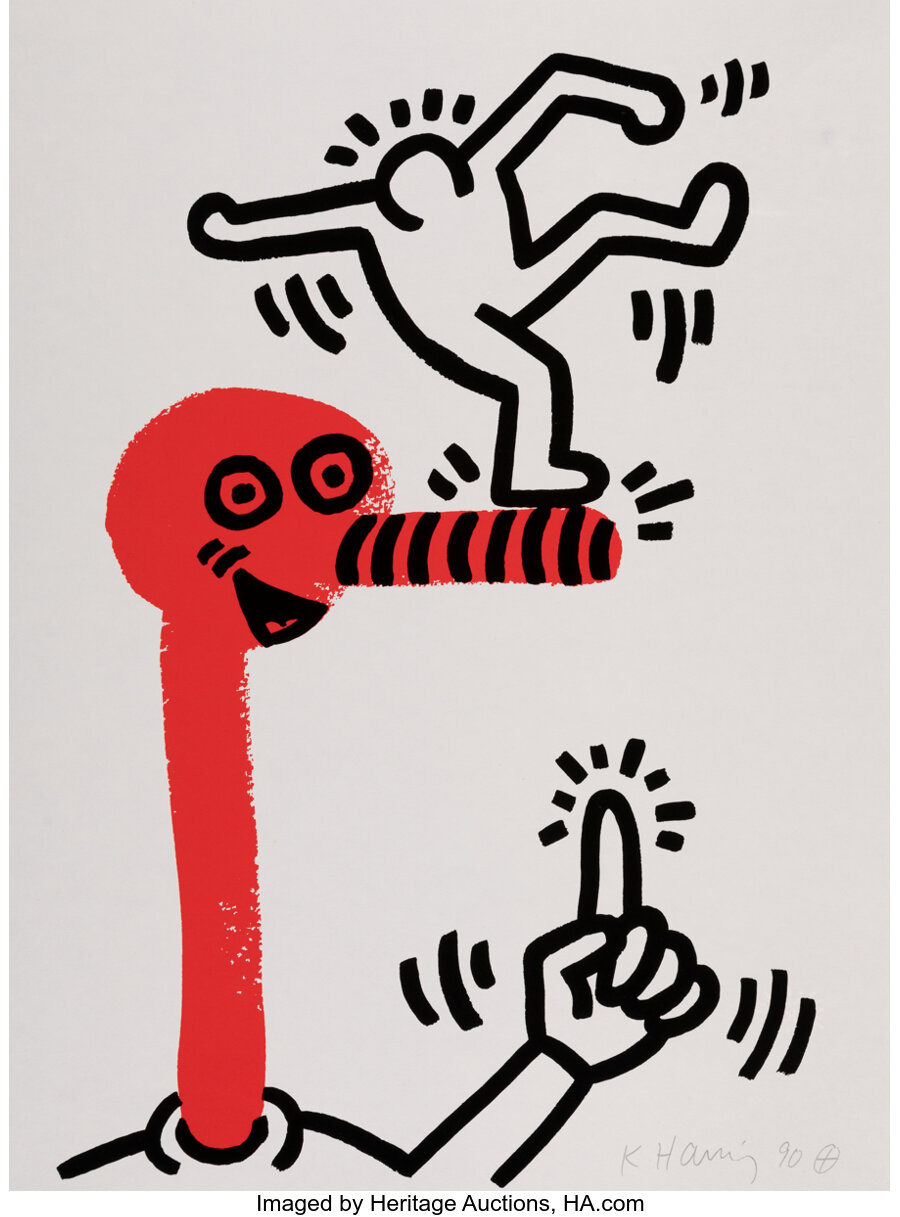 Keith Haring - The Story of Red and Blue (portfolio of 20)