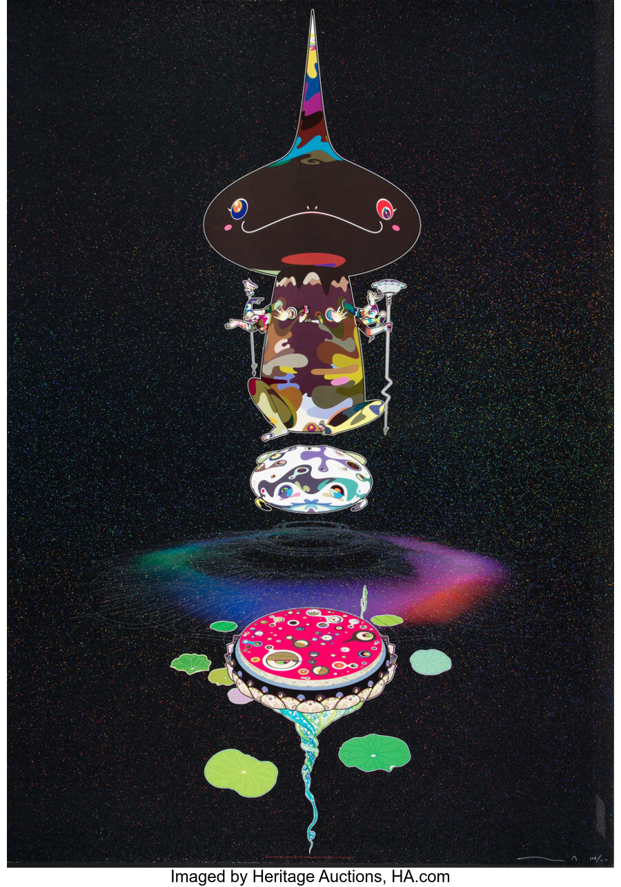 Takashi Murakami - Reversed Double Helix - Black Head Brown Body