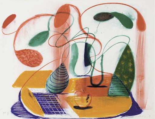 David Hockney - Table Flowable