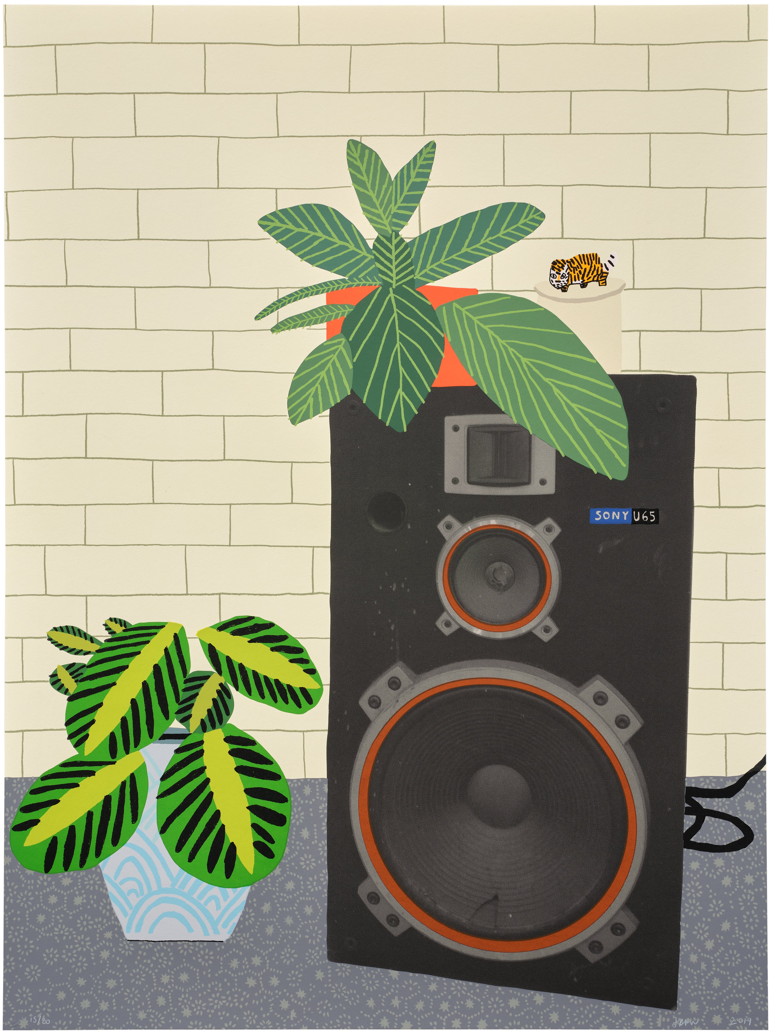 Jonas Wood - Speaker Still Life