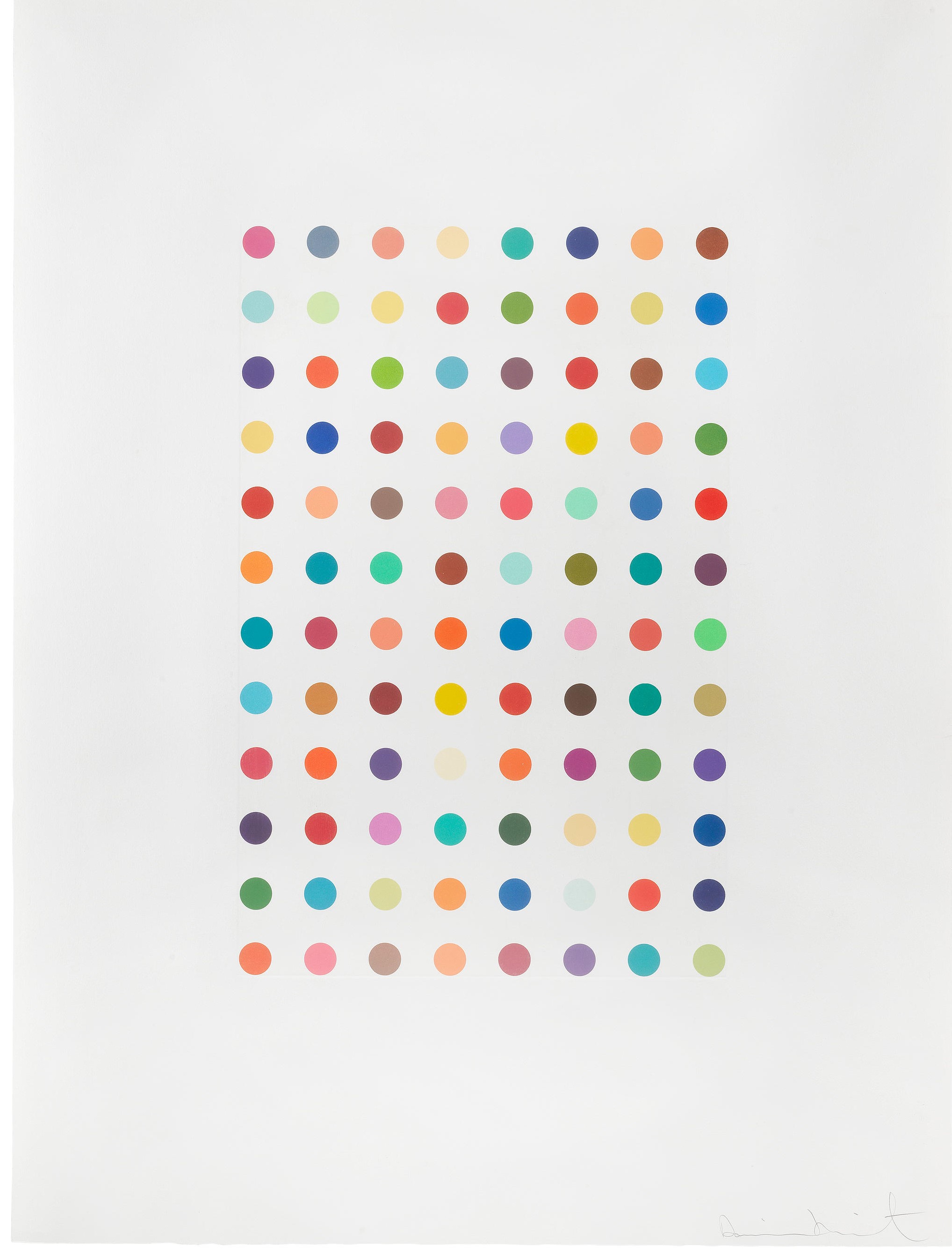 Damien Hirst - Xylene Cyanol Dye Solution