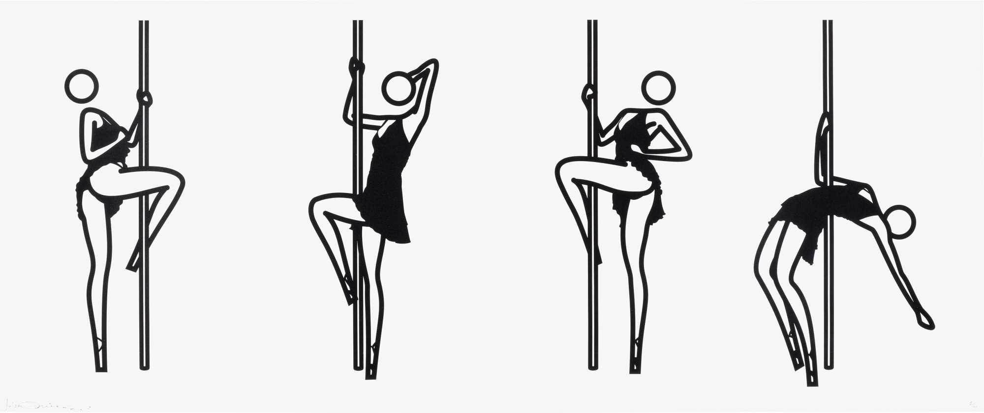 Julian Opie - This is Shahnoza 3 (C. 60)