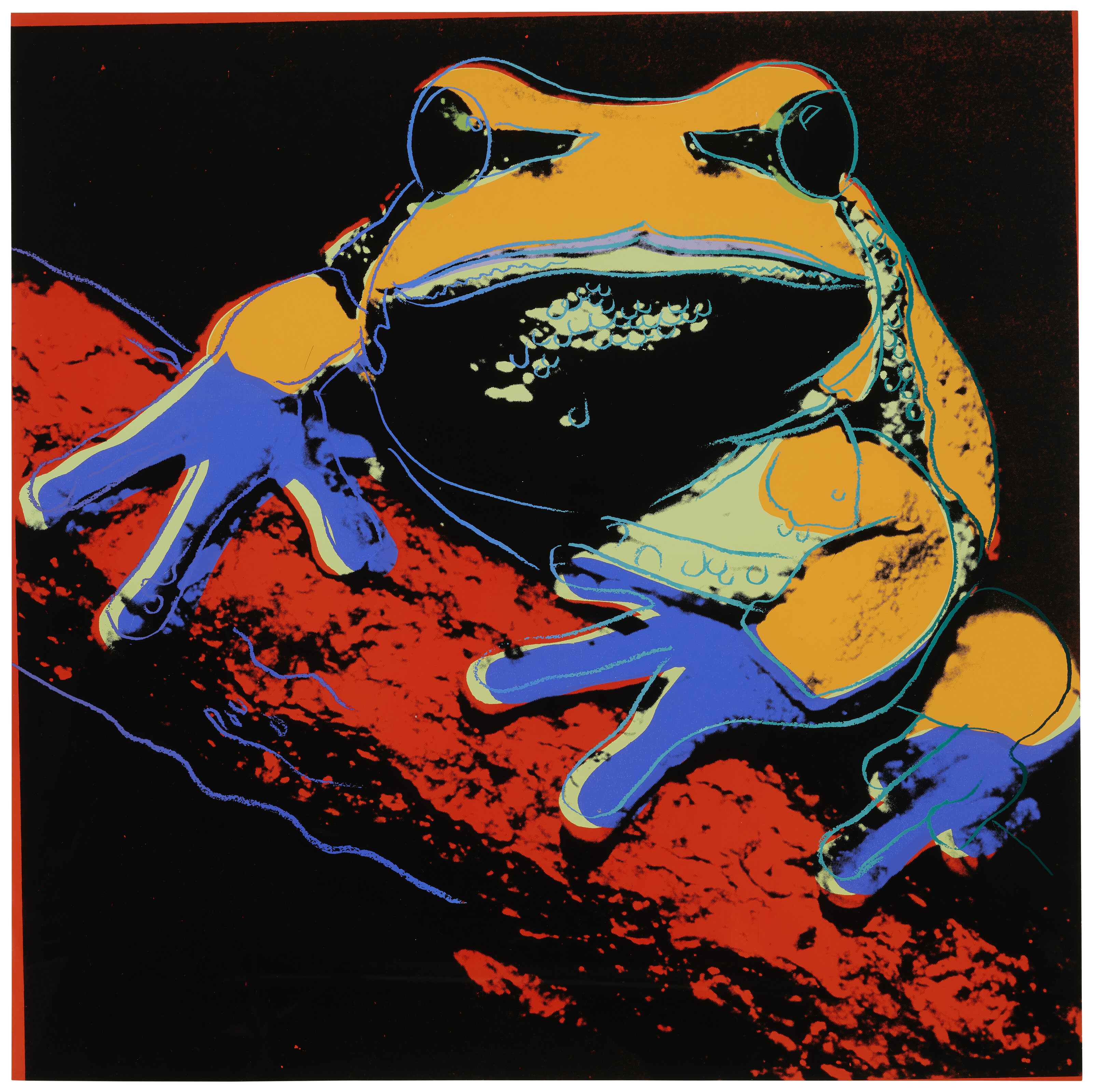 Andy Warhol - Pine Barrens Tree Frog, from Endangered Species
