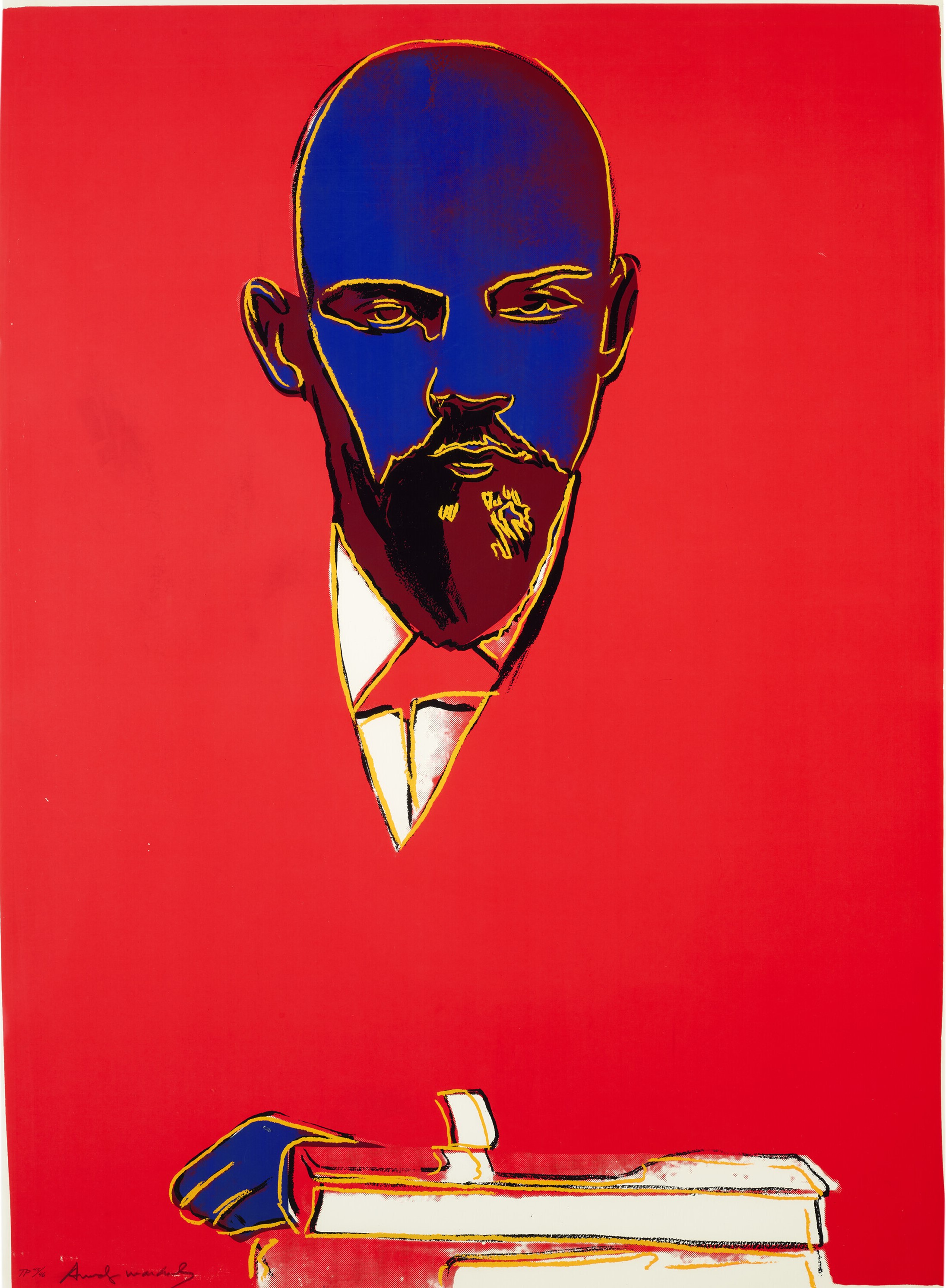 Andy Warhol - Red Lenin