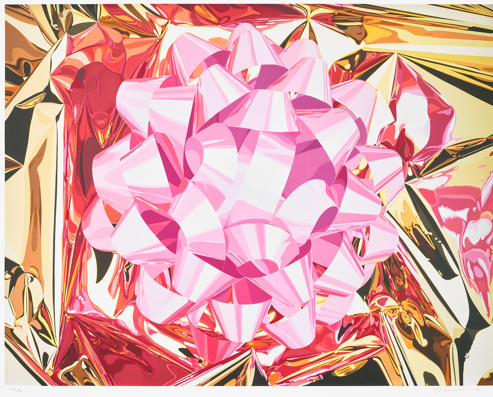 Jeff Koons - Pink Bow, from Celebration Series