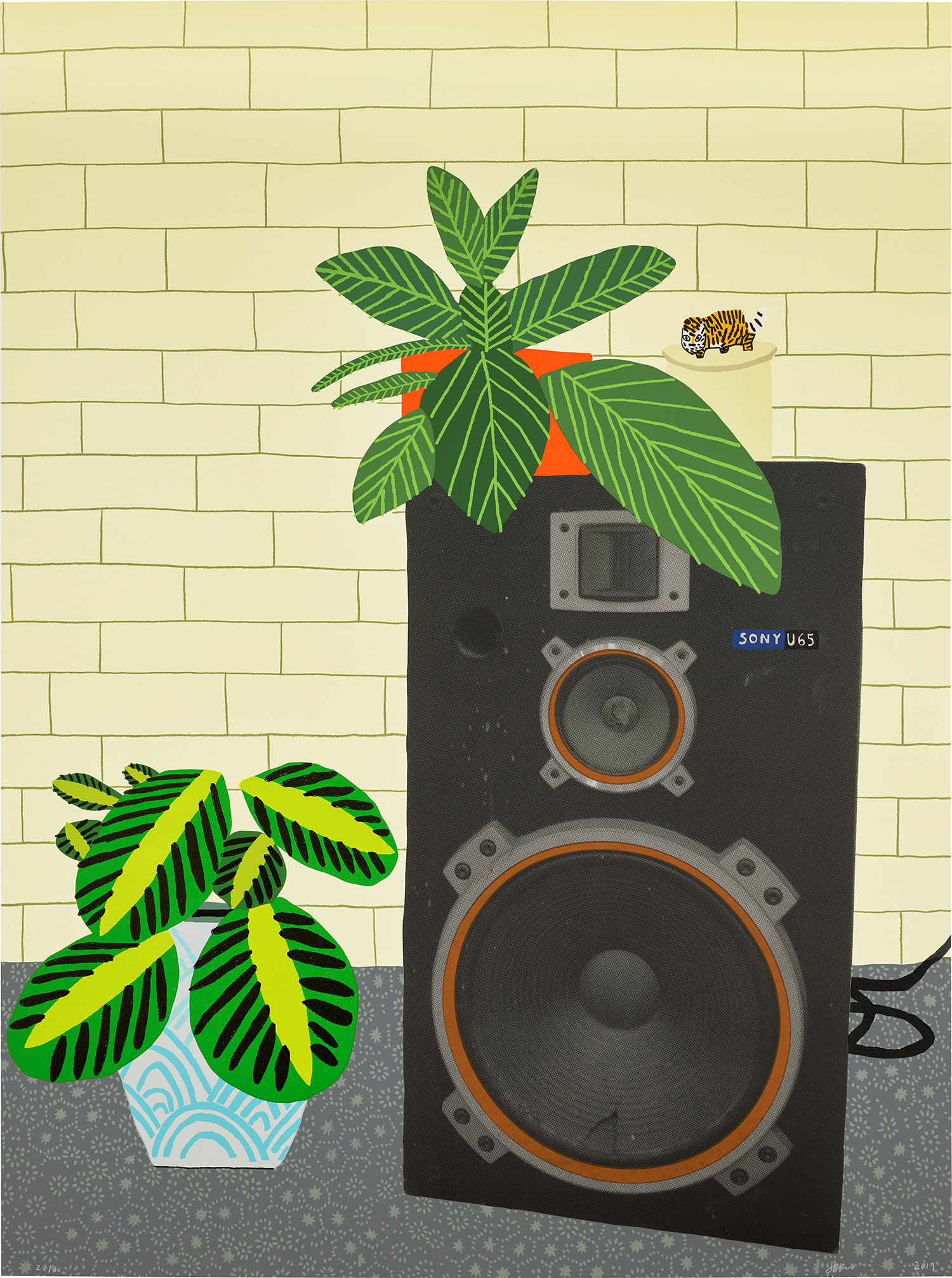 Jonas Wood - Speaker Still Life