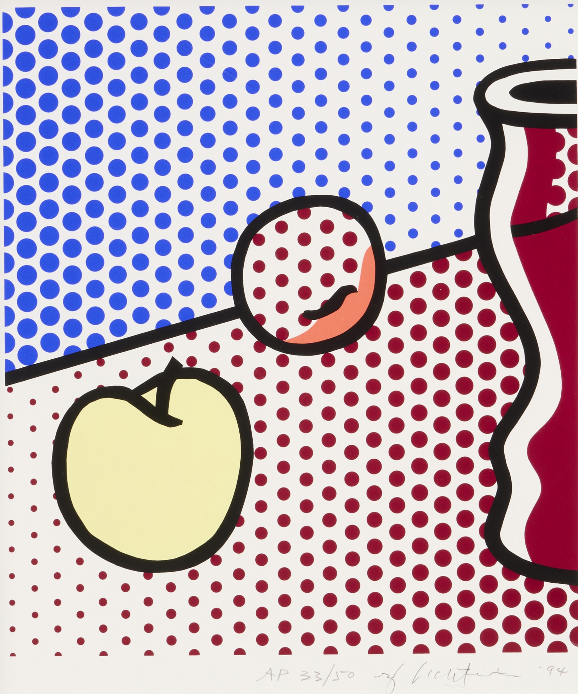 Roy Lichtenstein - Still Life with Red Jar