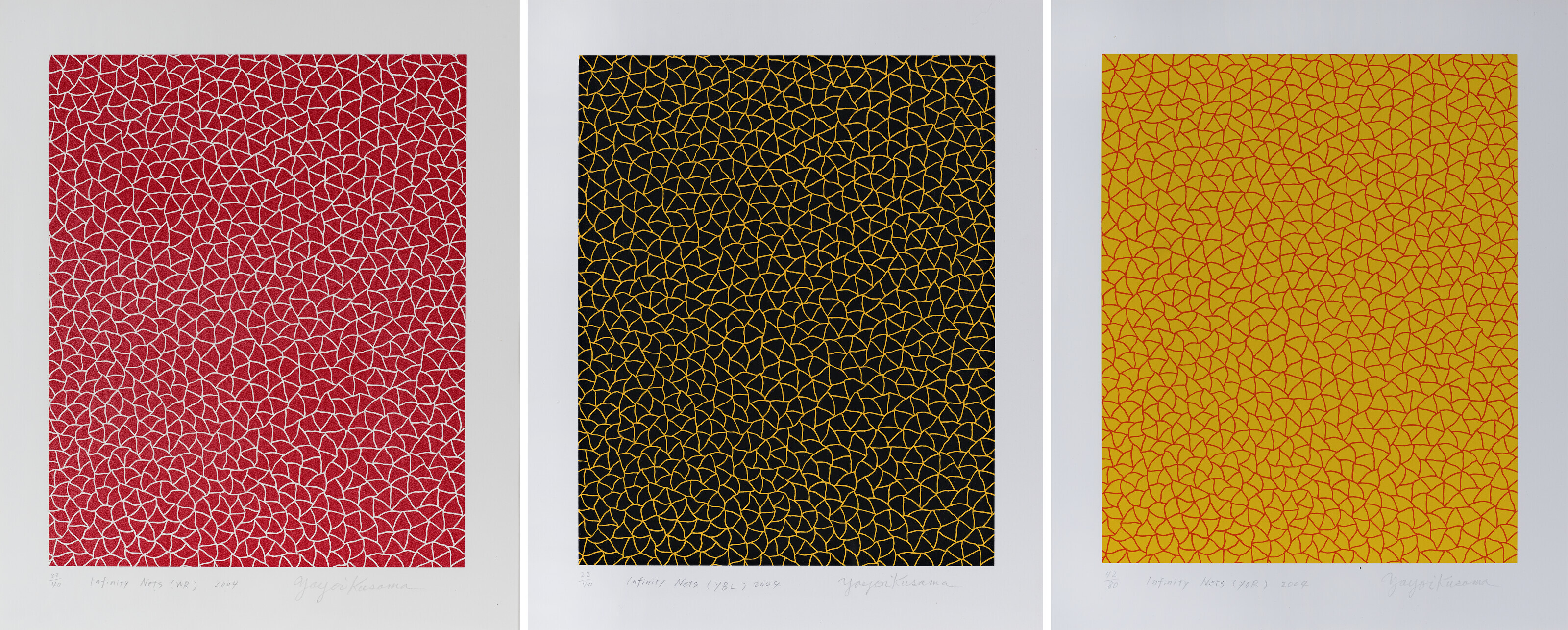 Yayoi Kusama - Infinity Nets (WR, YBL, YOR)