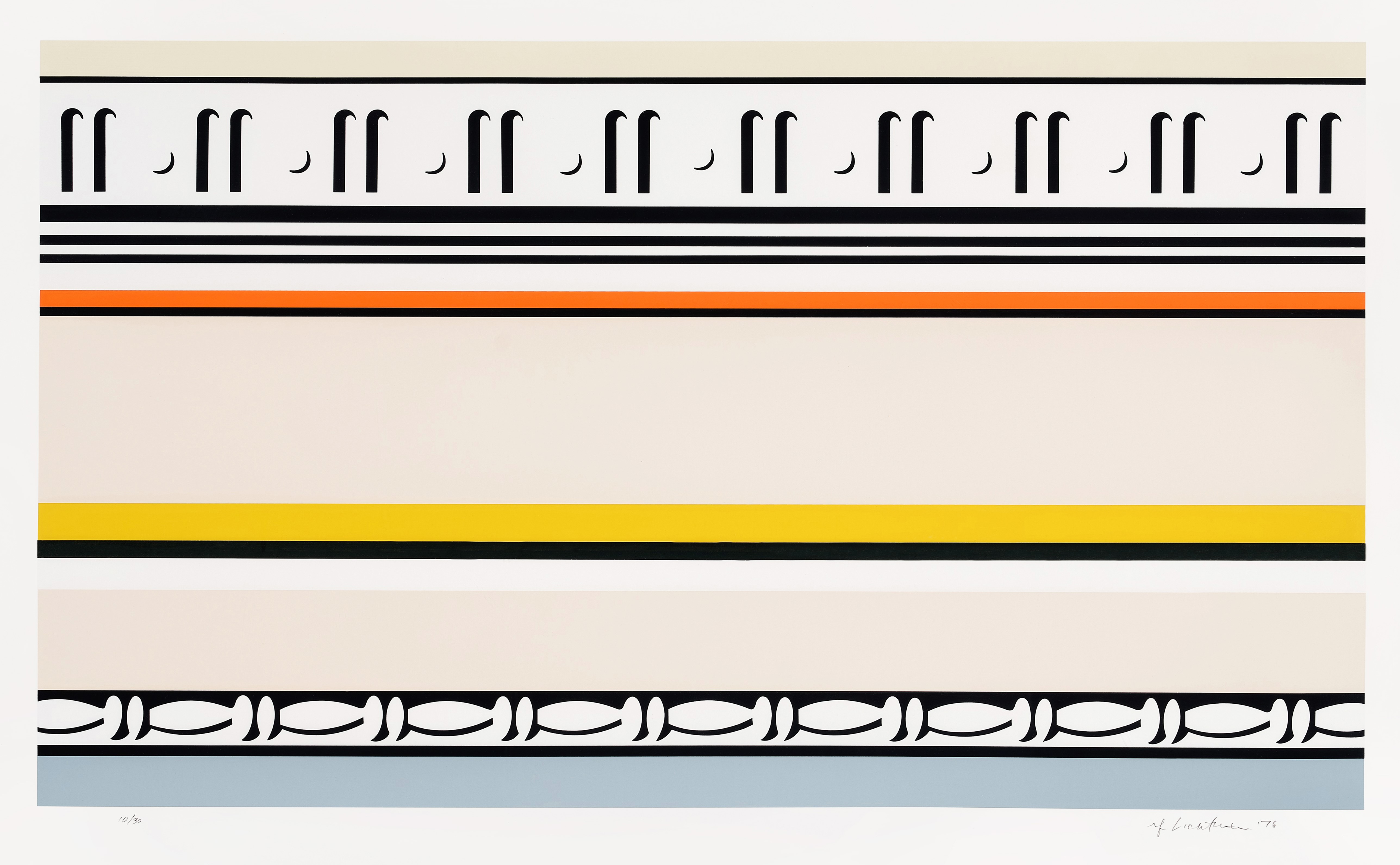 Roy Lichtenstein - Entablature VIII (Corlett 145)