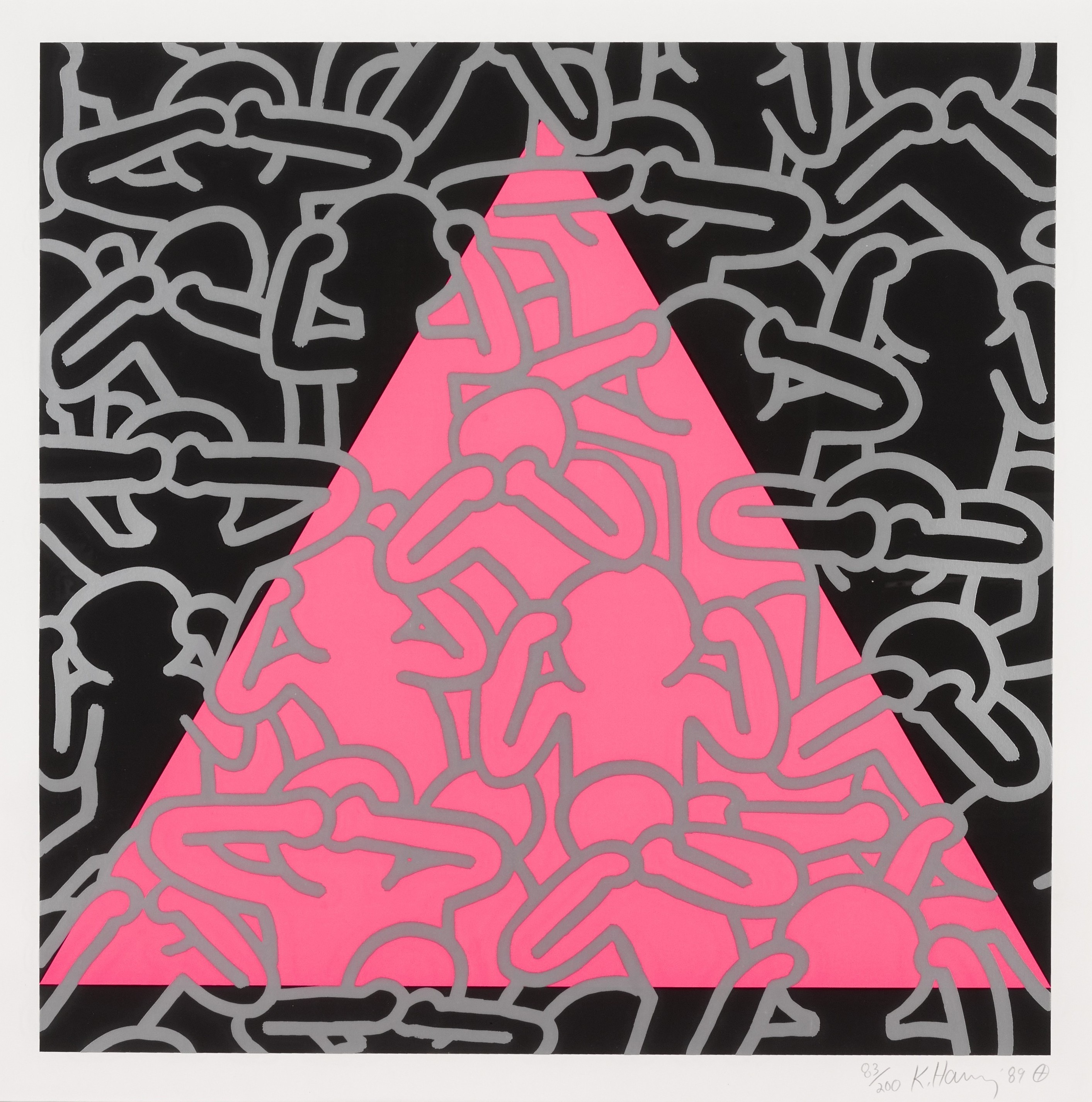 Keith Haring - Silence = Death (L. p. 152)