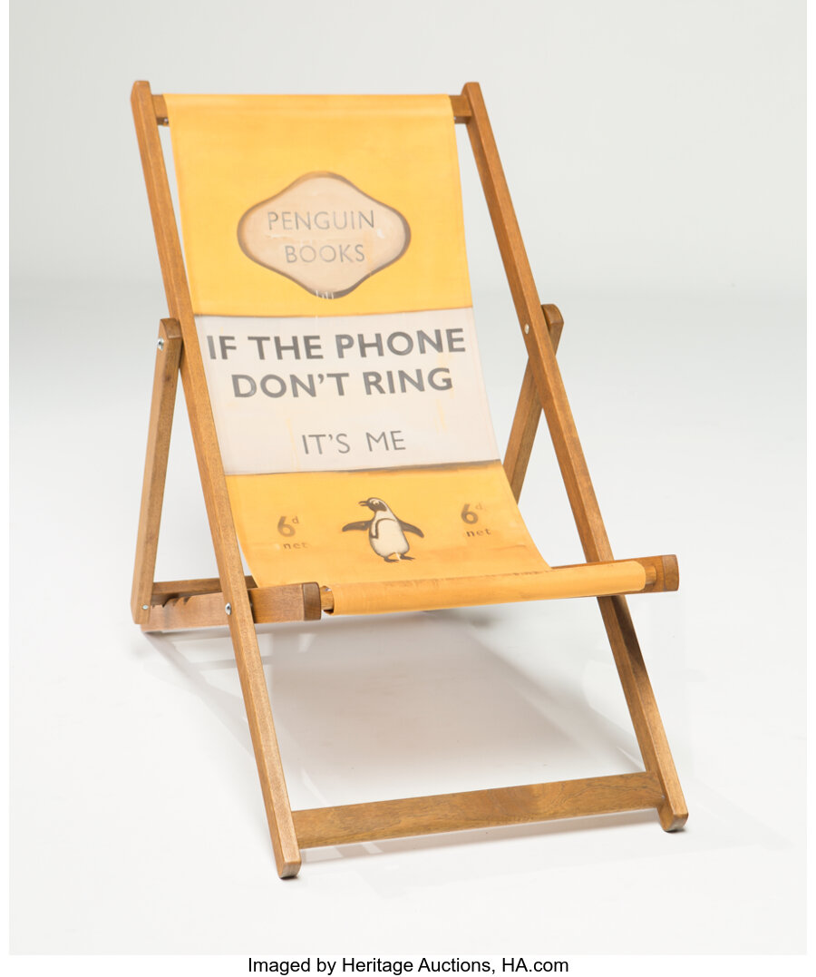 Harland Miller - Deckchair – If The Phone Don’t Ring, It’s Me