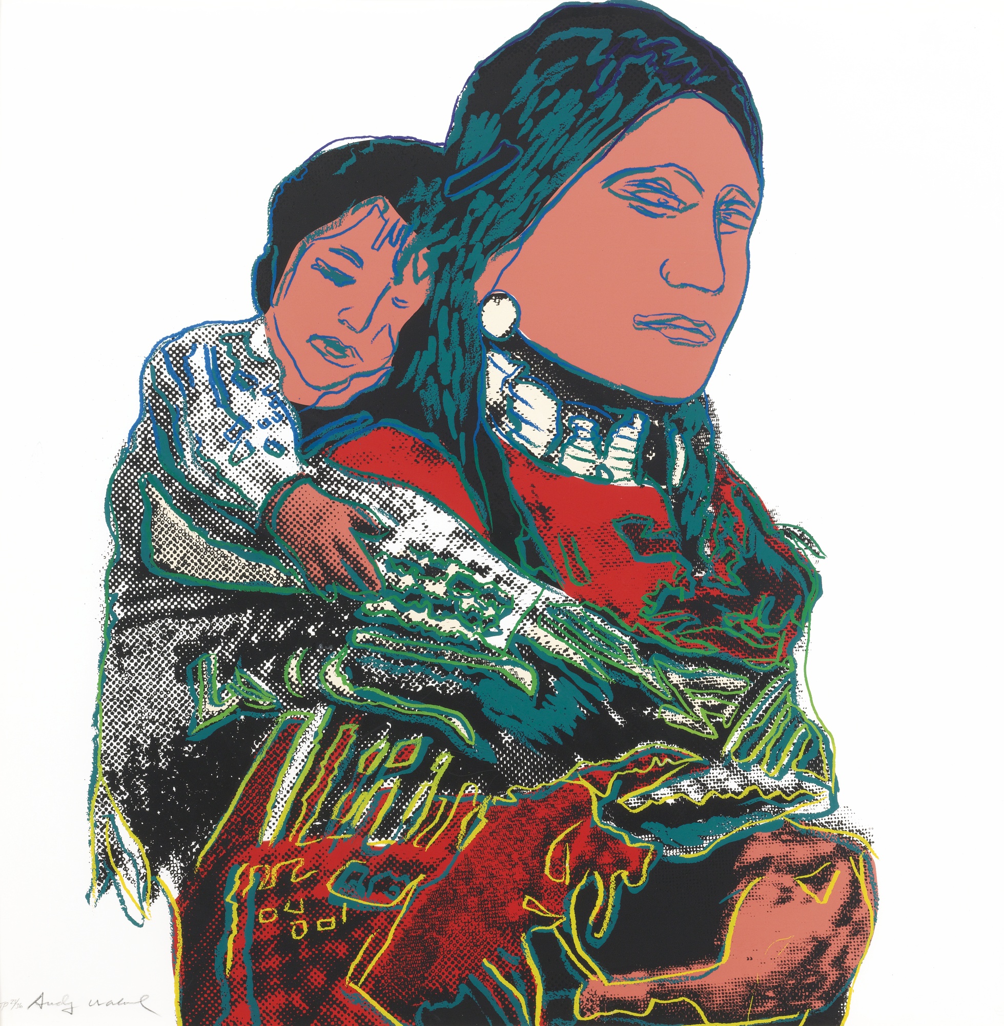 Andy Warhol - Mother and Child