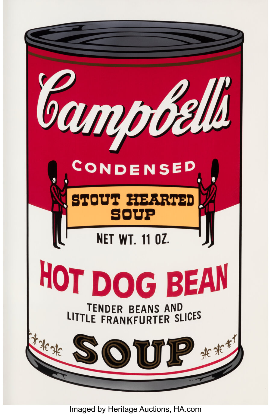 Andy Warhol - Hot Dog Bean, from Campbell's Soup II