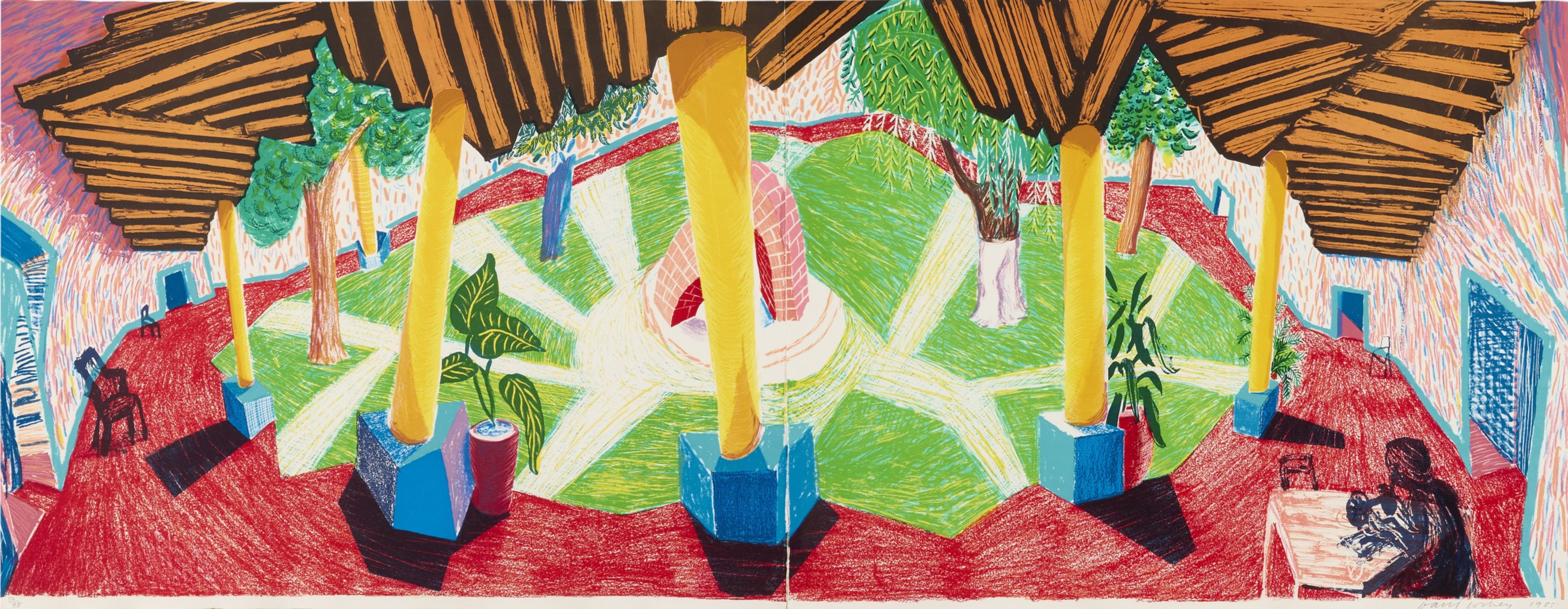 David Hockney - Hotel Acatlán: Two Weeks Later (from the Moving Focus series)