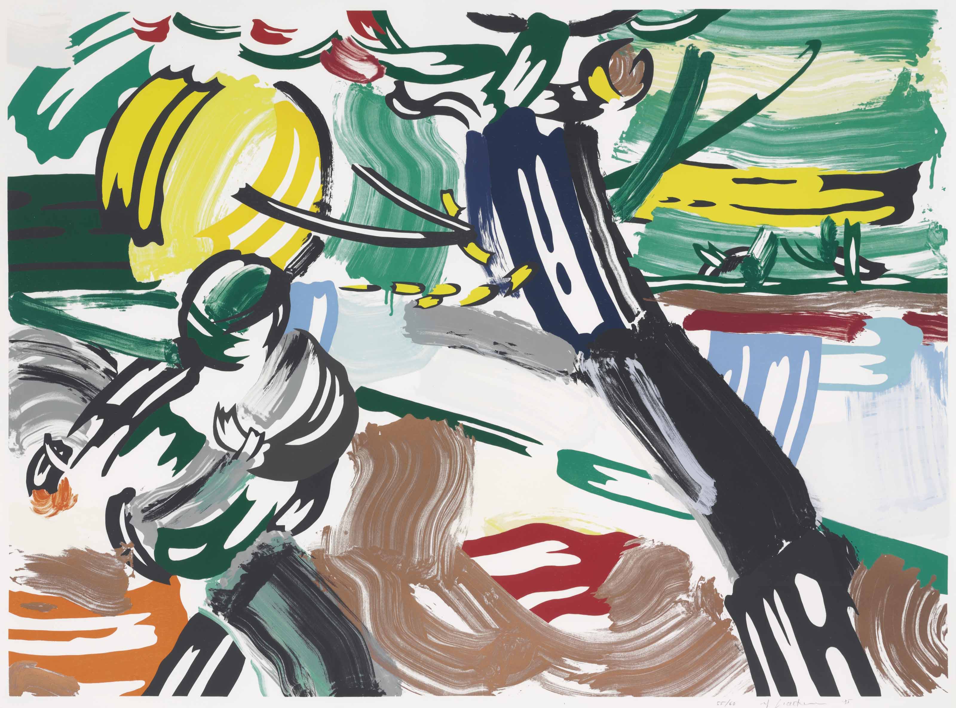 Roy Lichtenstein - The Sower, from Landscape Series