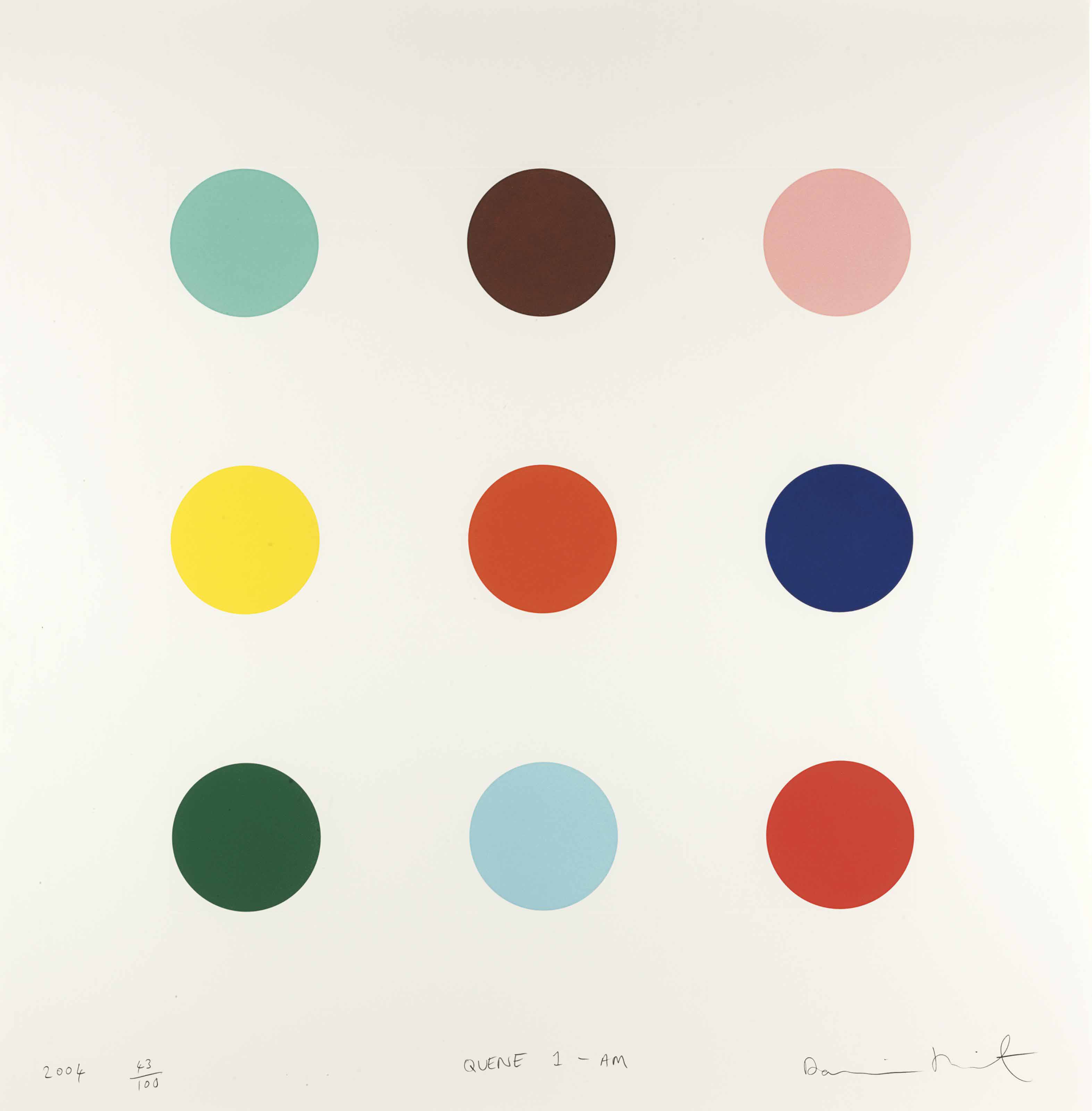 Damien Hirst - Quene 1-AM