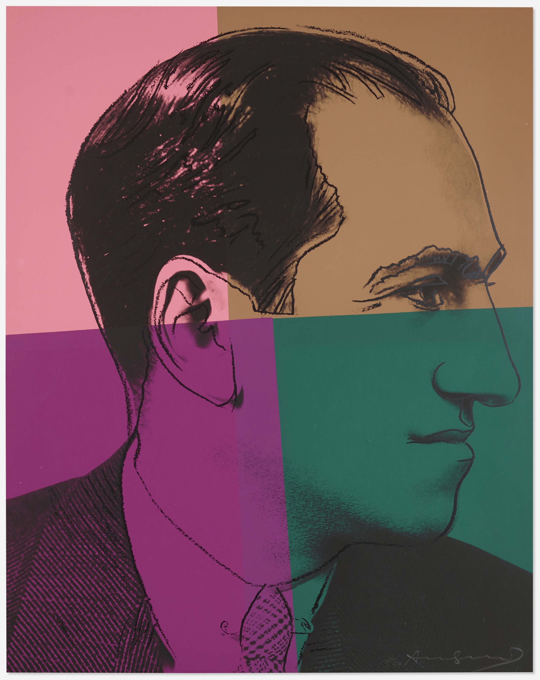 Andy Warhol - George Gershwin (from the Ten Portraits of Jews of the Twentieth Century portfolio)
