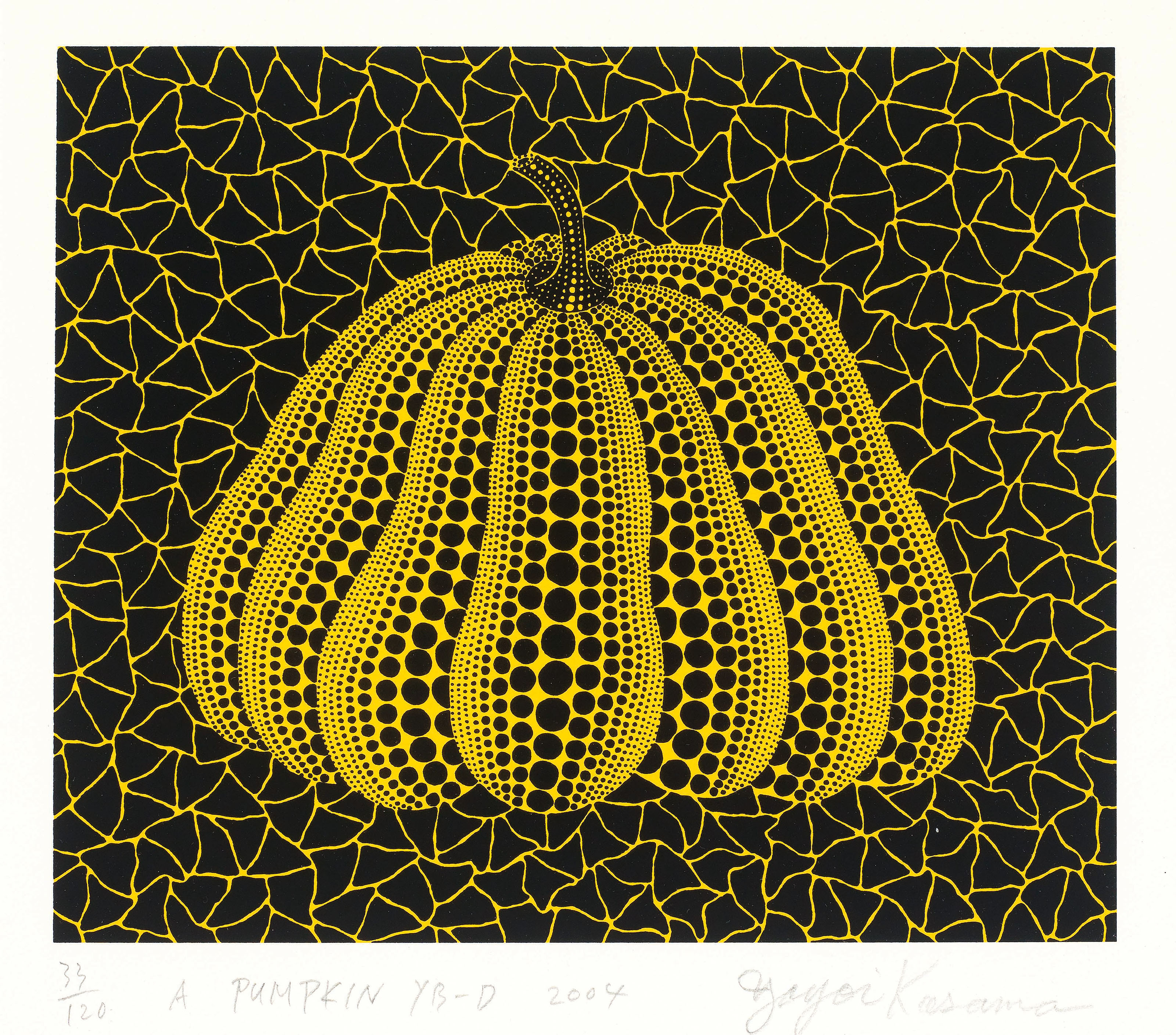 Yayoi Kusama - A Pumpkin YB-D