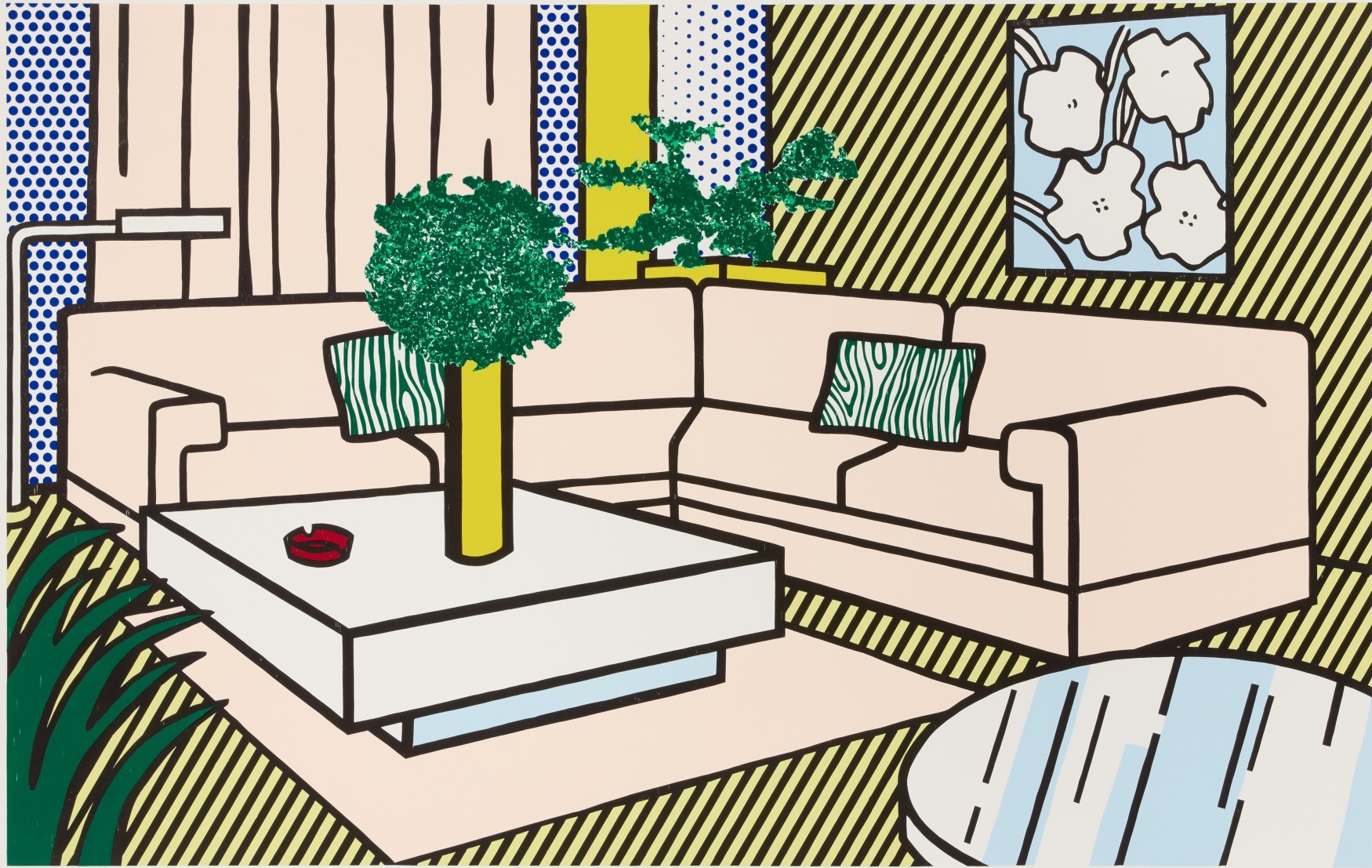 Roy Lichtenstein - Yellow Vase, from the Interior series (Corlett 253; RLCR 3992)