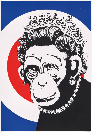 Banksy - Monkey Queen