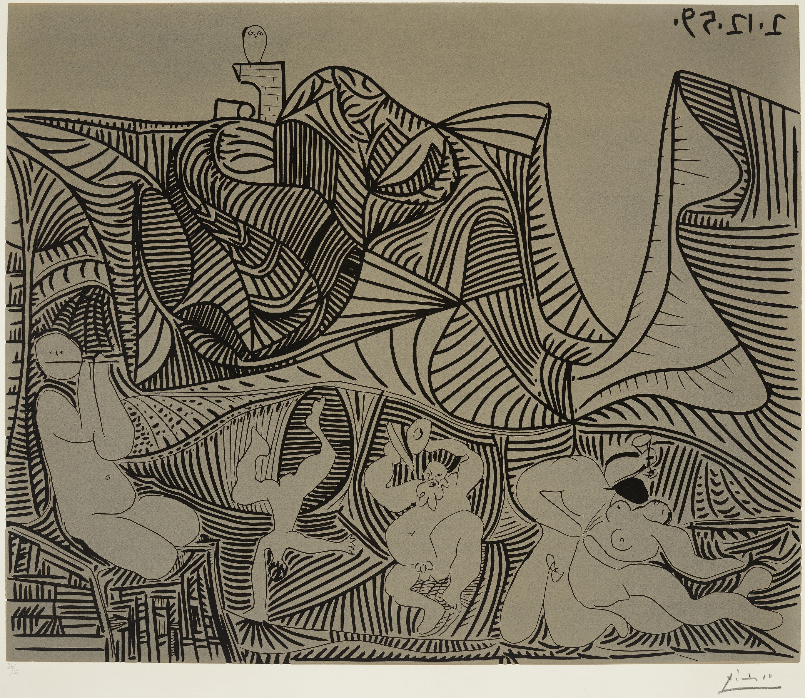 Pablo Picasso - Bacchanale au hibou