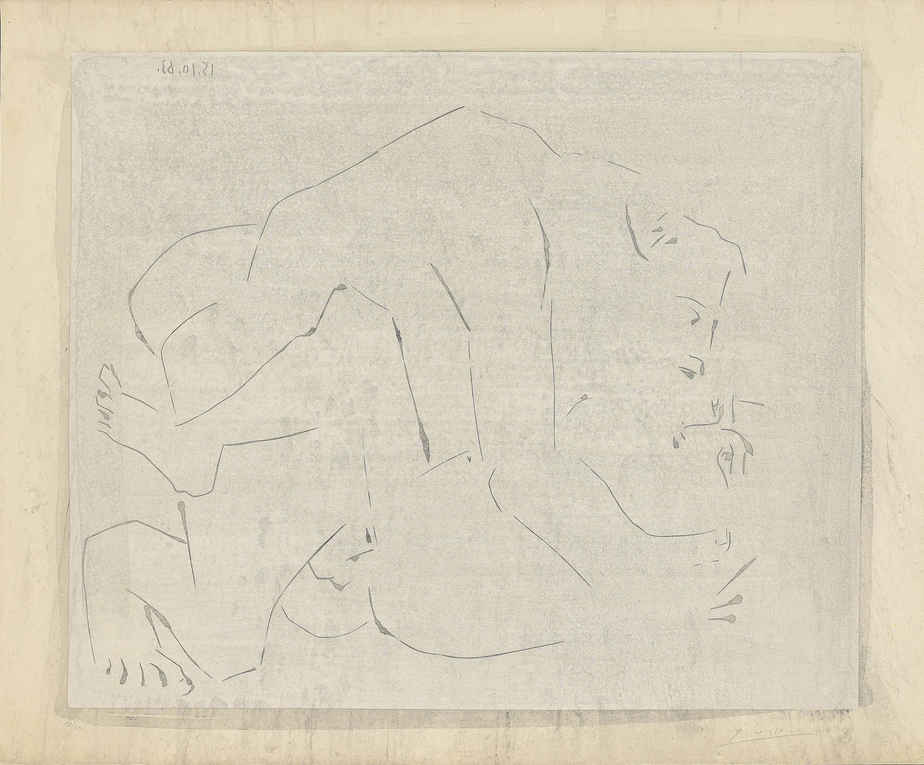 Pablo Picasso - L'Étreinte I