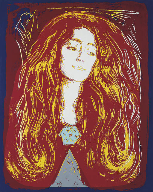 Andy Warhol - Eva Mudocci (after Munch) (F. &amp; S. IIIA.59c-e)