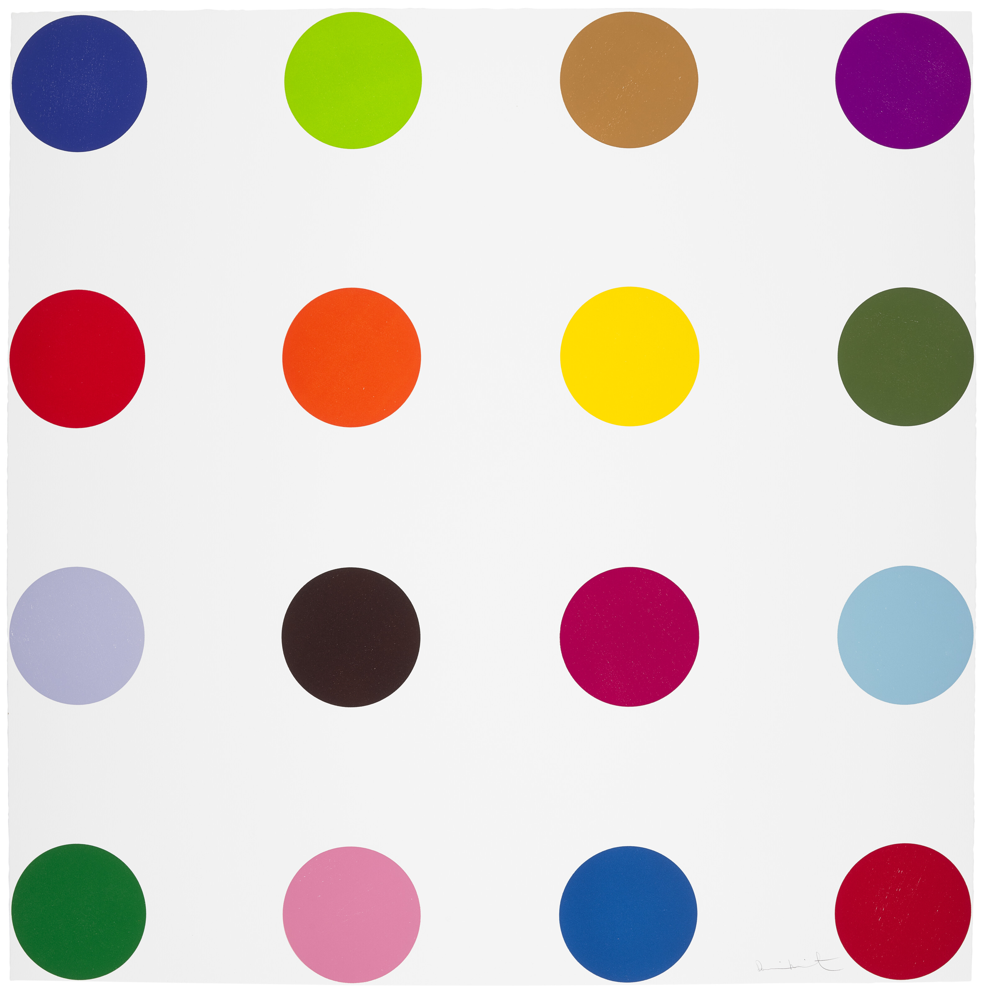 Damien Hirst - Cocarboxylase, from 40 Woodcut Spots