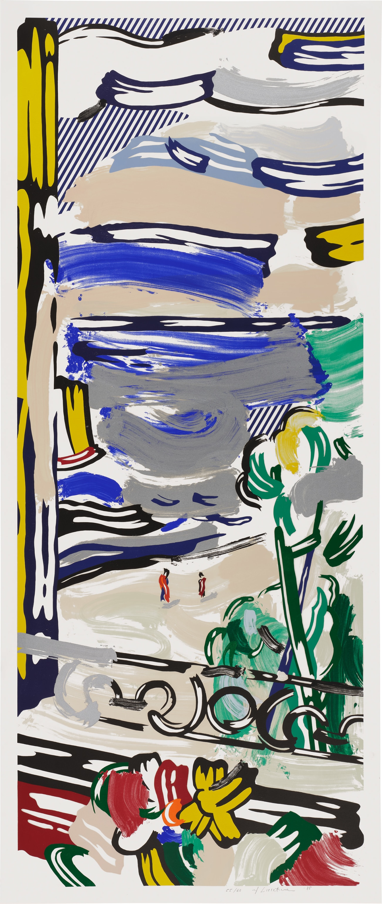 Roy Lichtenstein - View from the Window, from Landscapes Series (G. 1257, C. 215)