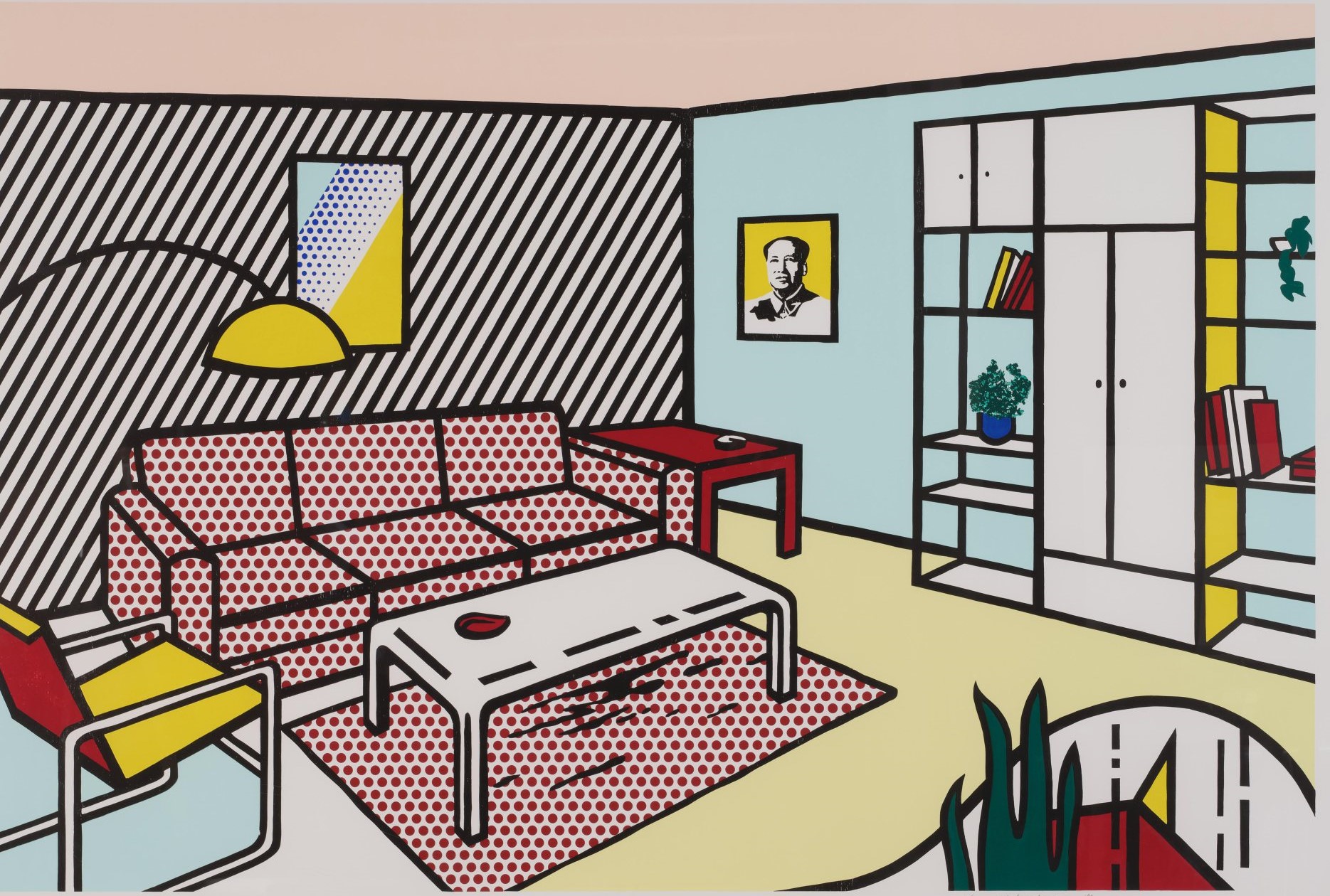 Roy Lichtenstein - Modern Room, fromInterior Series
