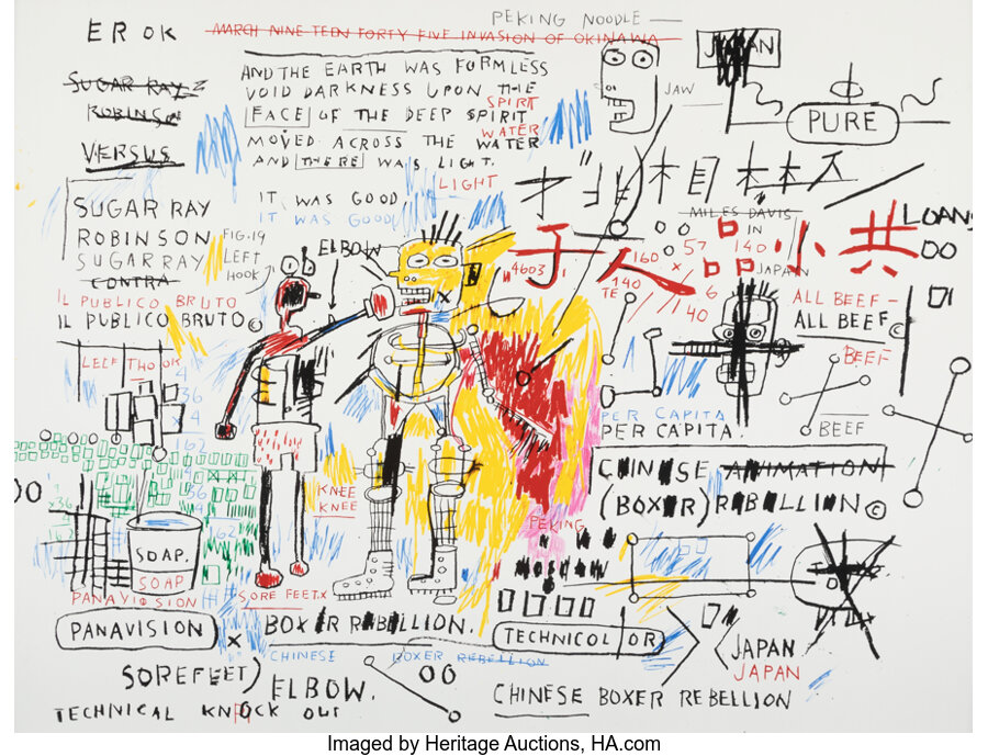 Jean-Michel Basquiat - Boxer Rebellion