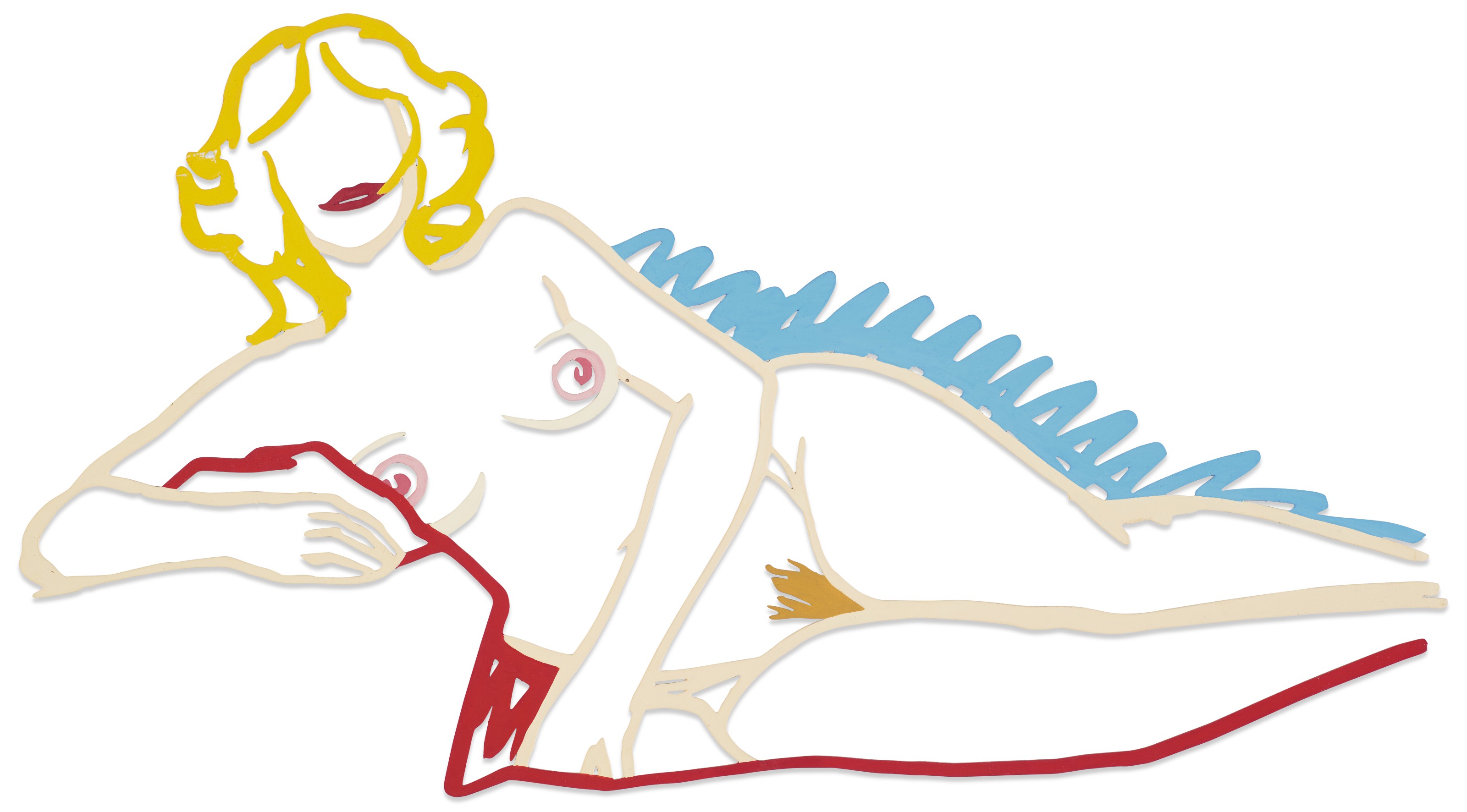 Tom Wesselmann - Rosemary Lying on One Elbow (Edition Steel Drawing)