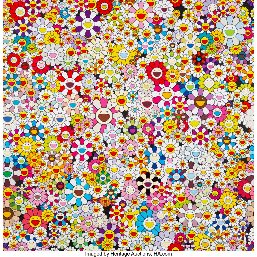 Takashi Murakami - Flowers Blooming in This World and the Land of Nirvana