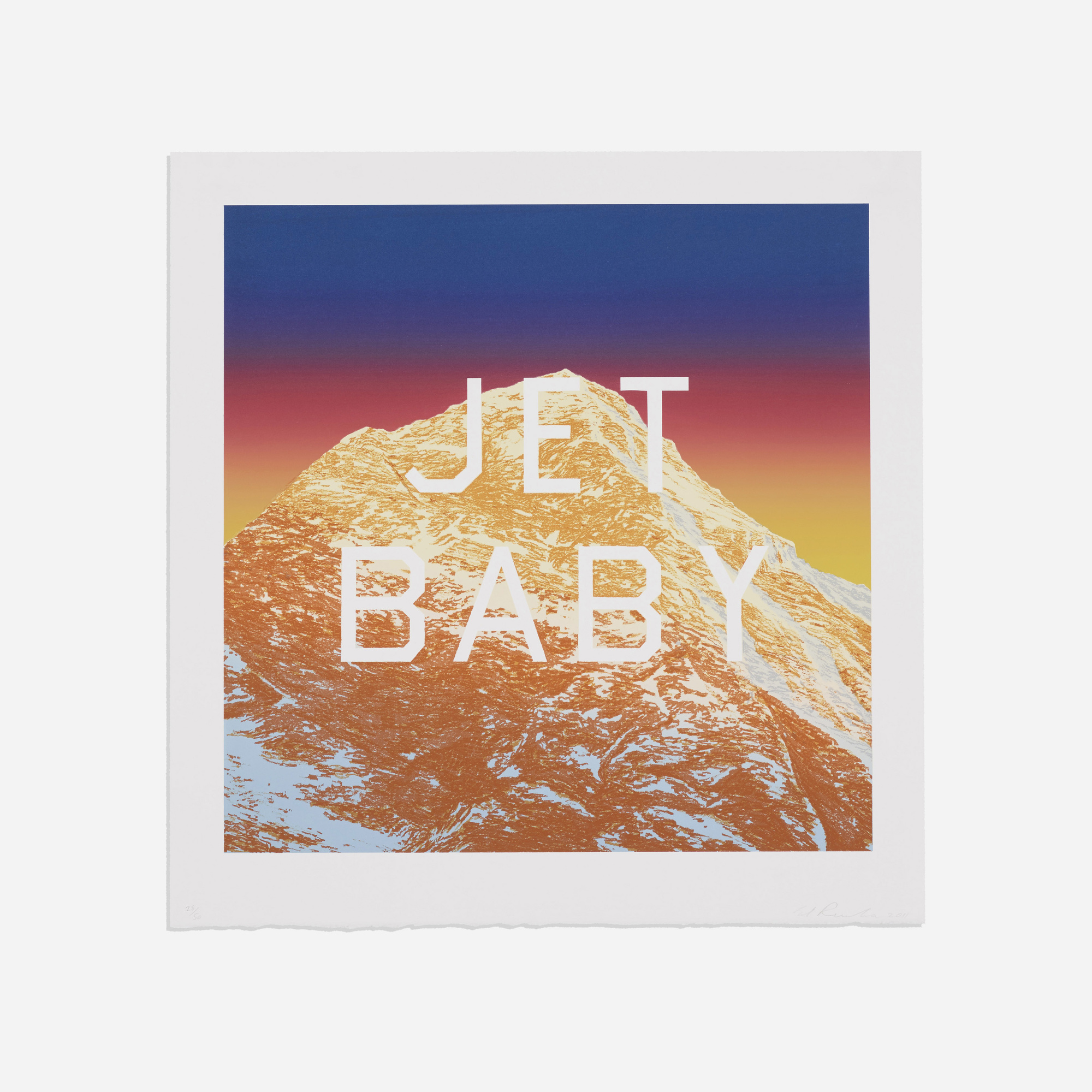 Ed Ruscha - Jet Baby