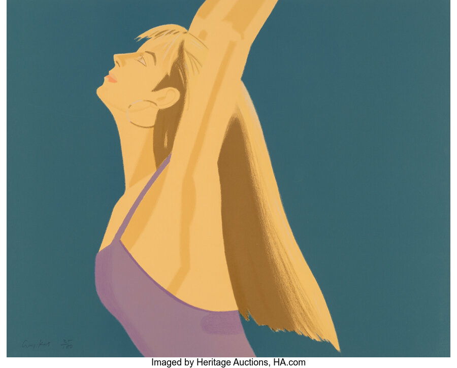 Alex Katz - Night: William Dunas Dance 1-4/Pamela (four works)
