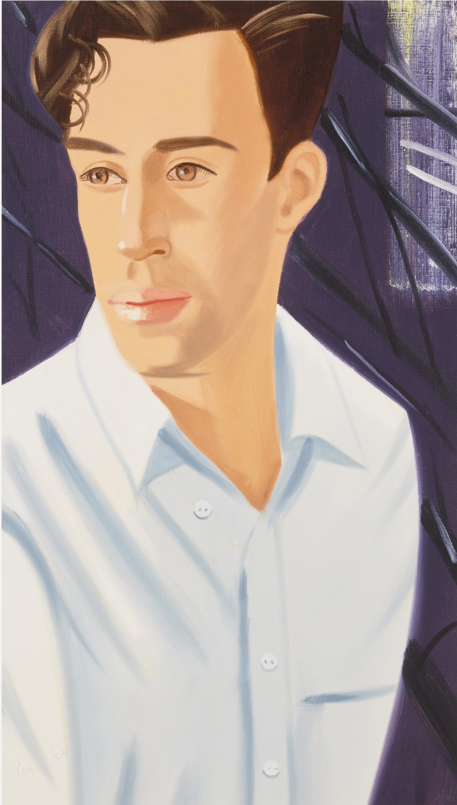 Alex Katz - White Shirt (Vincent 1) (from the White Shirt portfolio)