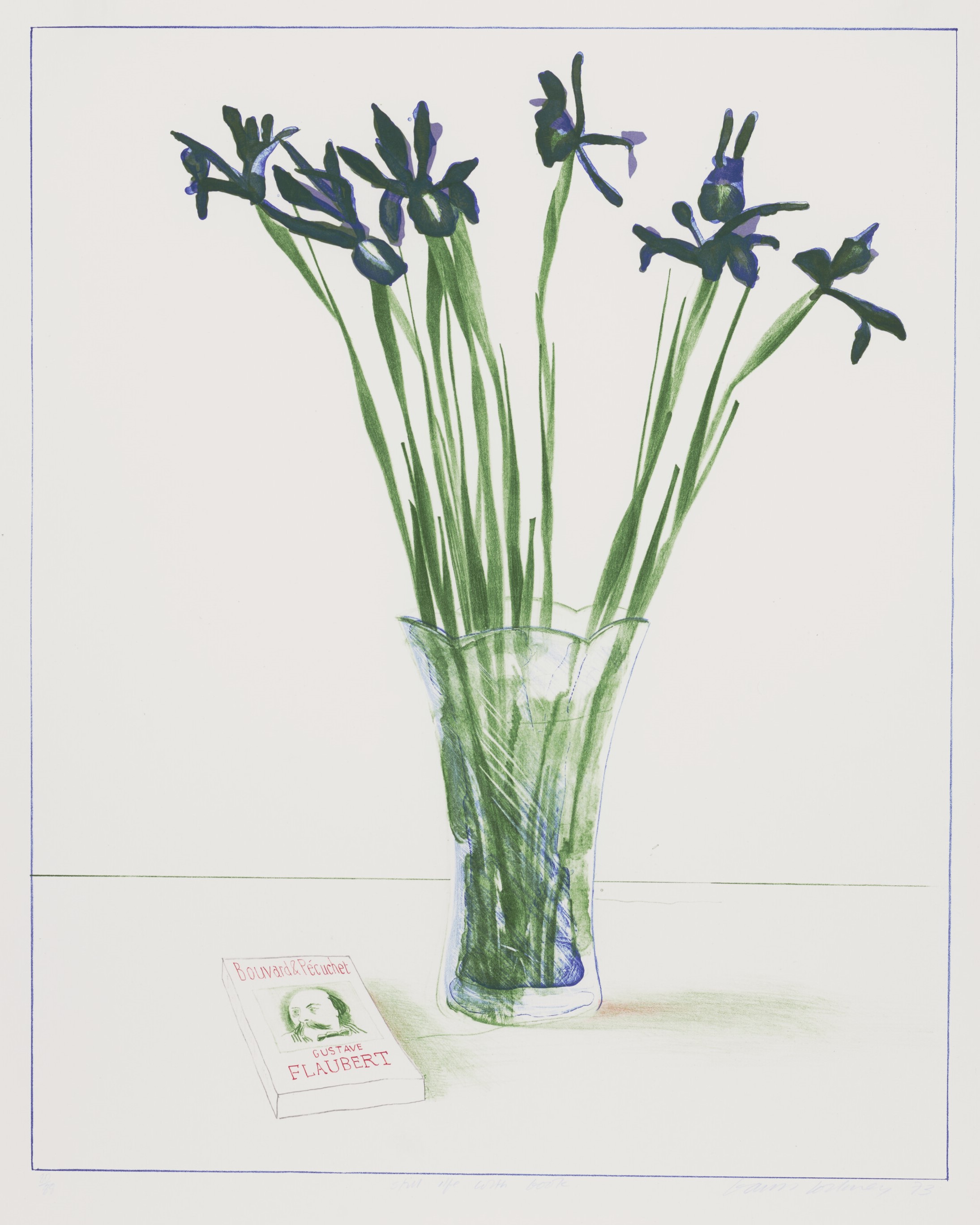 David Hockney - Still Life with Book