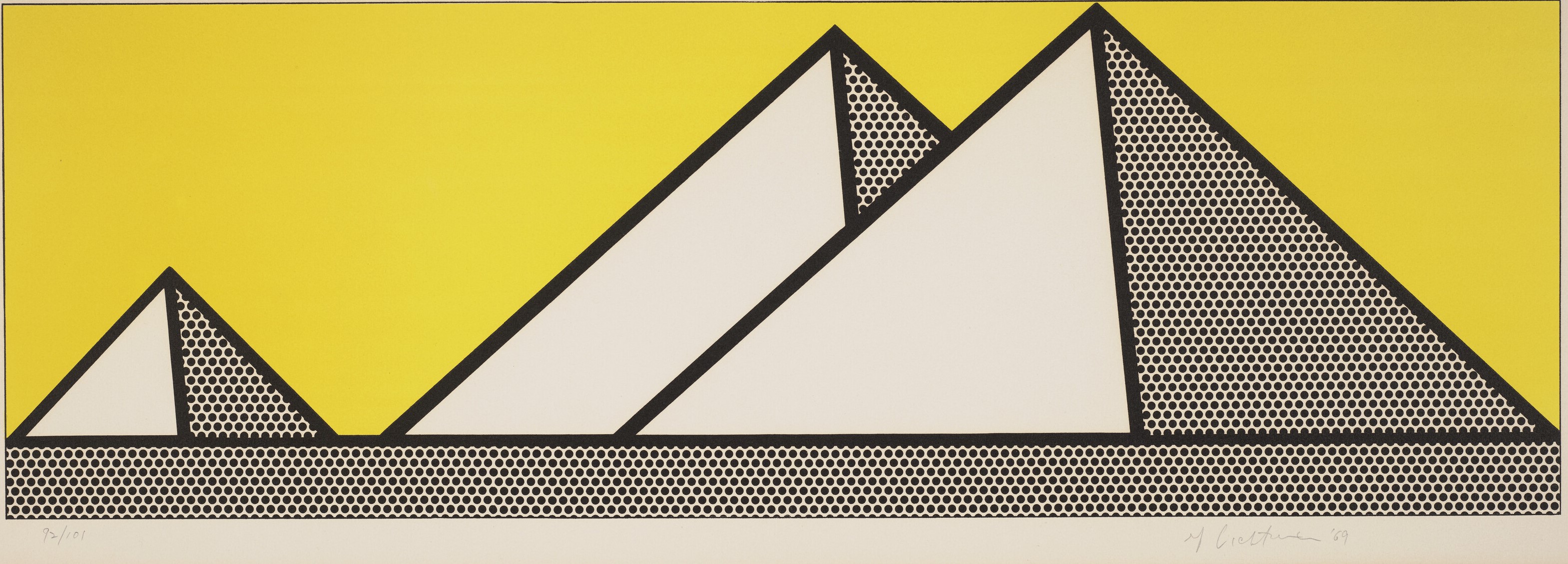 Roy Lichtenstein - Pyramids